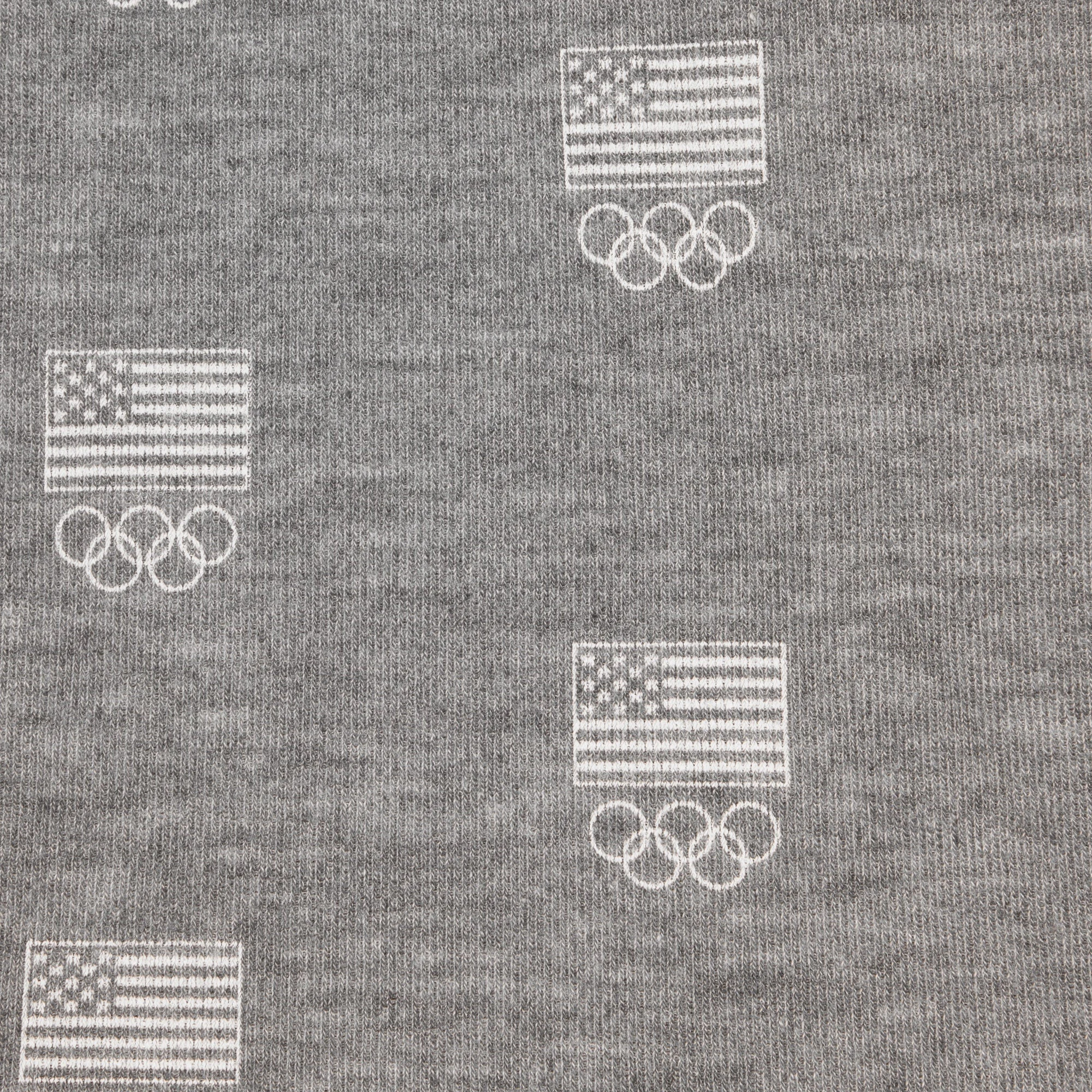 SKIMS FOR TEAM USA SKIMS COTTON MENS PARALYMPIC 5 " BOXER BRIEF | HEATHER GREY ADDITIONAL FABRIC DETAILS