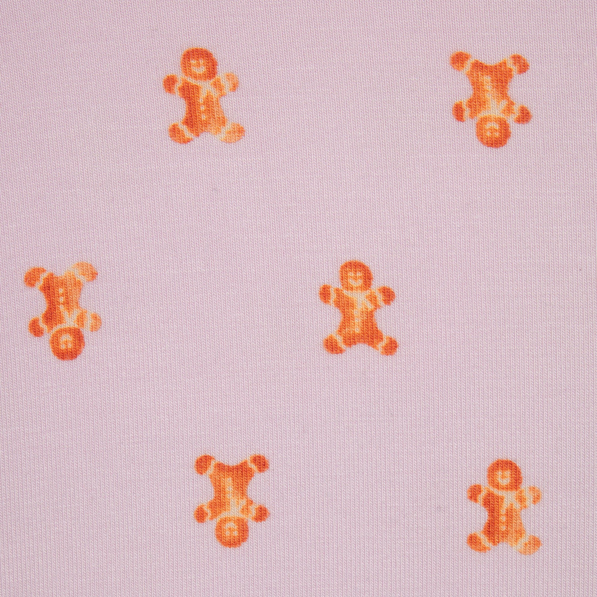 SKIMS SLEEP STRAIGHT LEG PANT | CHERRY BLOSSOM GINGERBREAD PRINT ADDITIONAL FABRIC DETAILS