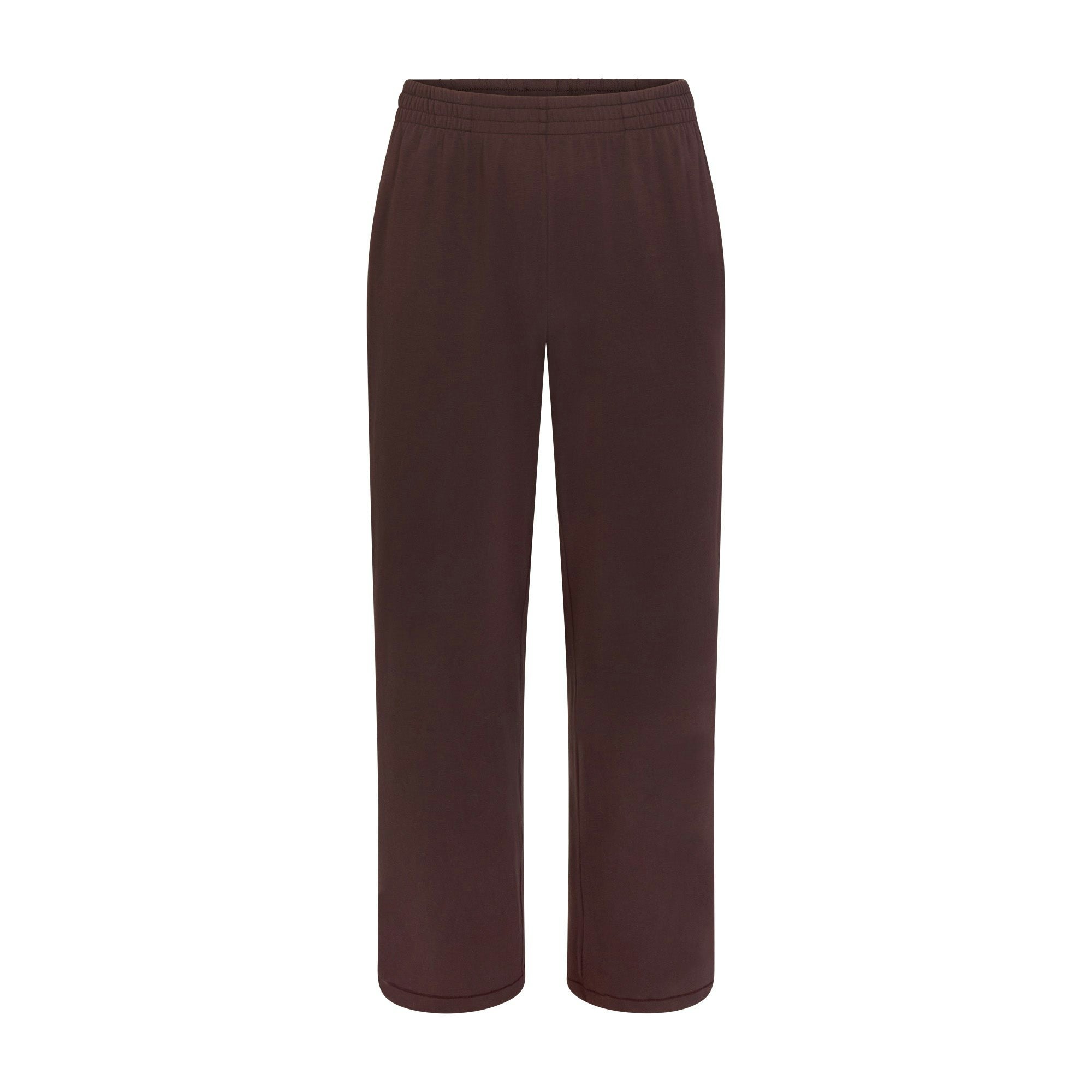 JERSEY SLEEP MENS SLEEP SET | ESPRESSO FLAT ON A WHITE BACKGROUND | FLT