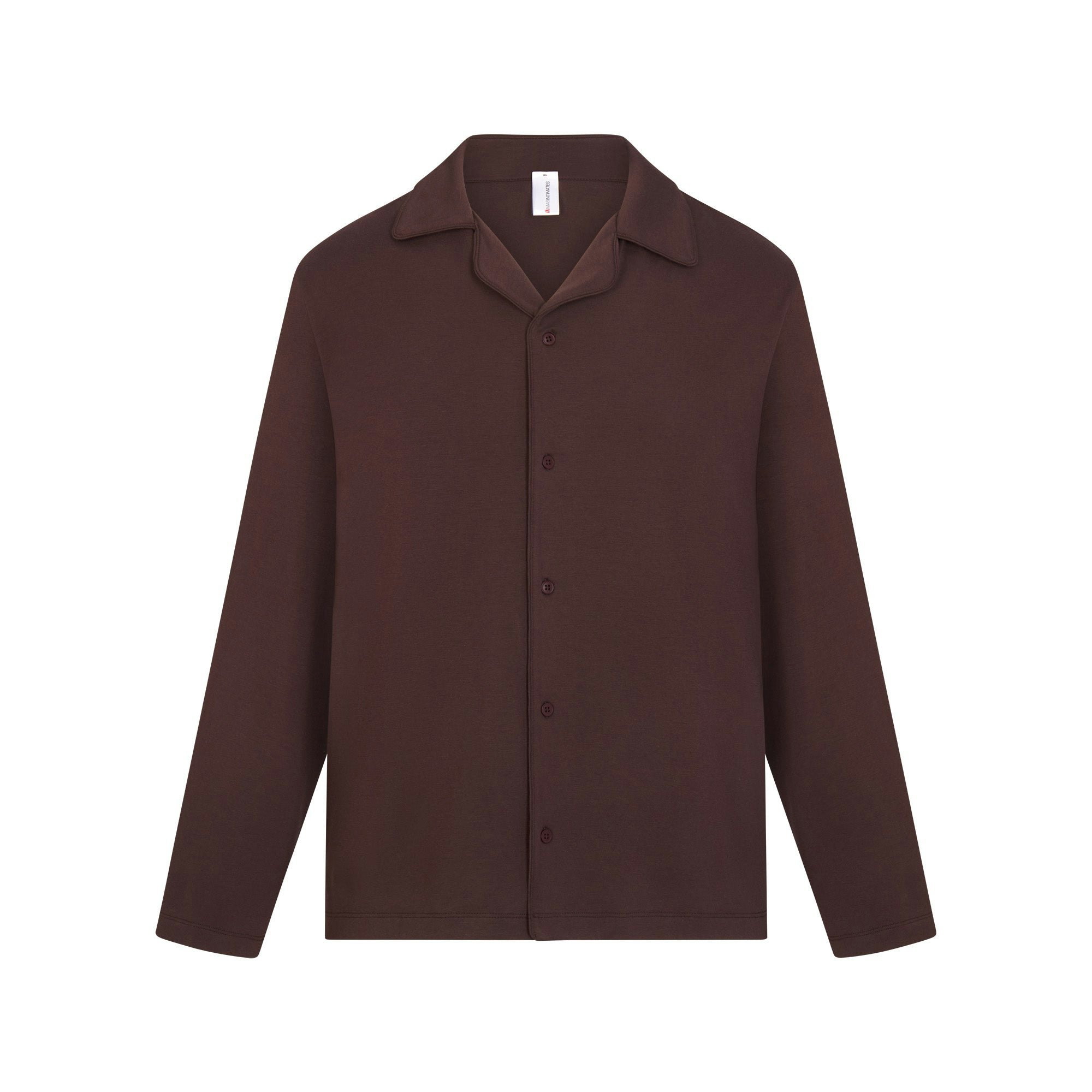 JERSEY SLEEP MENS SLEEP SET | ESPRESSO FLAT ON A WHITE BACKGROUND | FLT