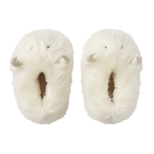 YETI SLIPPER | MARBLE FLAT ON A WHITE BACKGROUND | FLT @ | FOCUS: 0.9, 0.1, 0.7