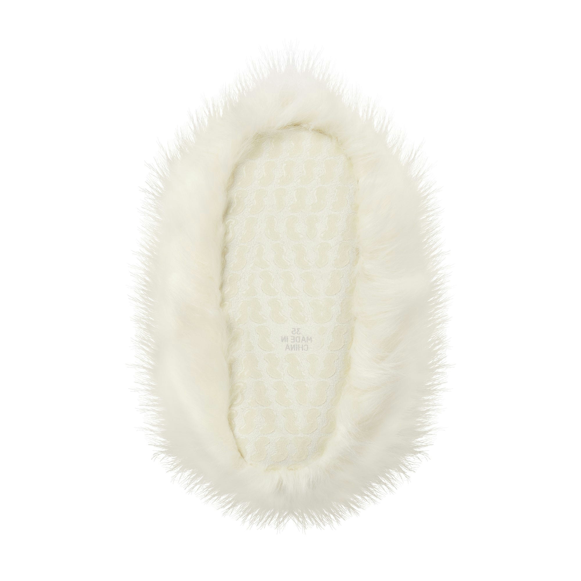 YETI SLIPPER | MARBLE FLAT ON A WHITE BACKGROUND | FLT