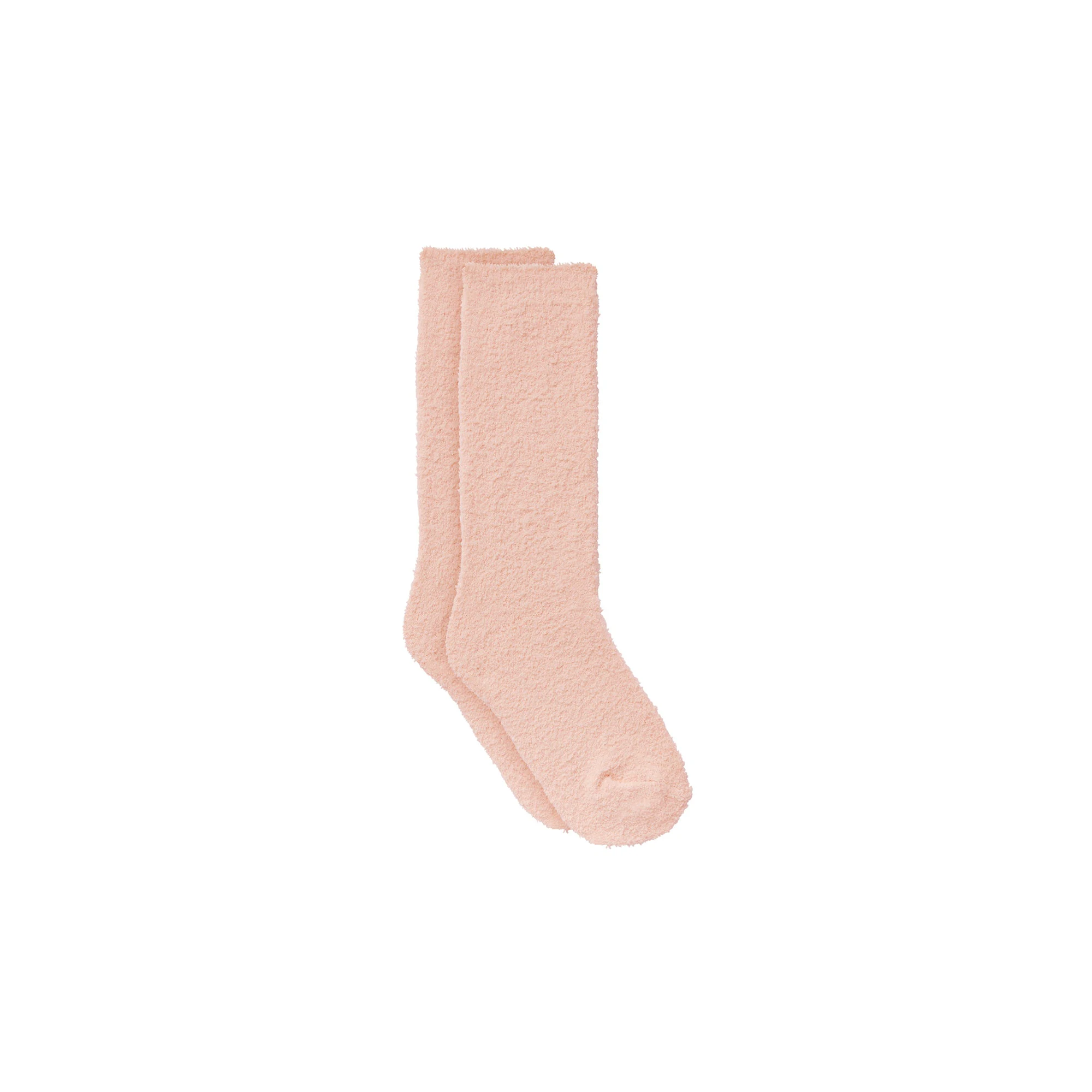 COZY KNIT SOCK | BARELY PINK FLAT ON A WHITE BACKGROUND | FLT