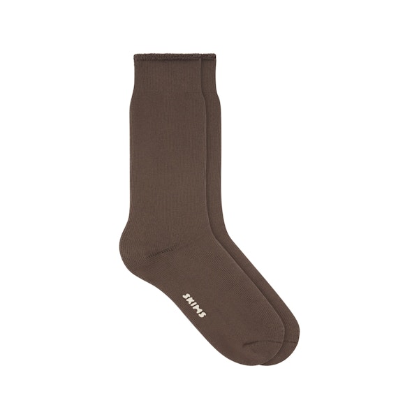 MENS LOUNGE SOCK | AMETHYST FLAT ON A WHITE BACKGROUND | FLT