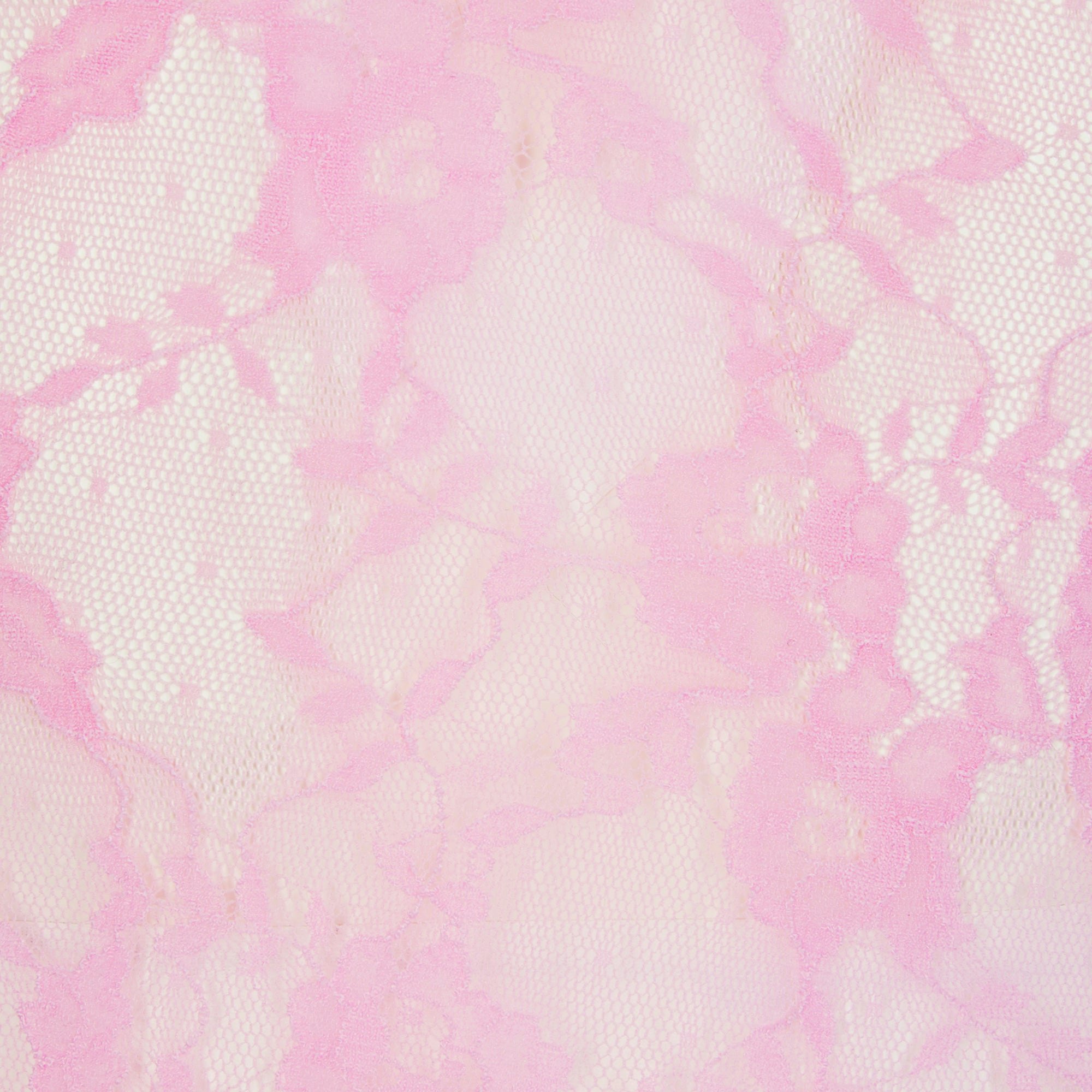 STRETCH LACE UNLINED DEMI BRA | COTTON CANDY ADDITIONAL FABRIC DETAILS