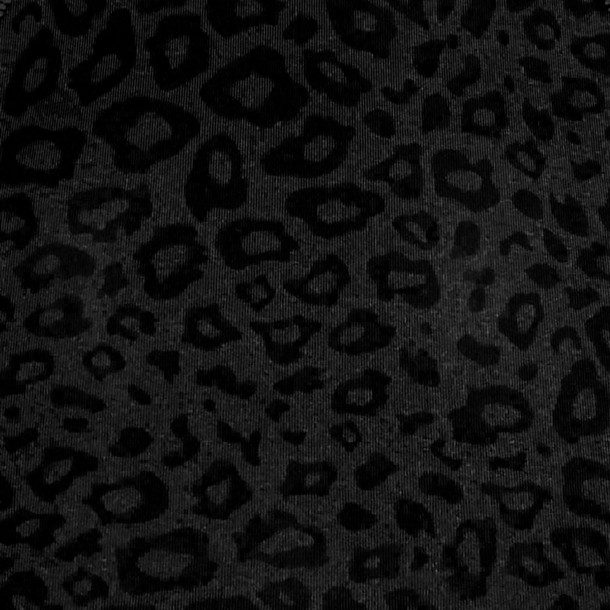 SHINE FOUNDATIONS LACE THONG | ONYX MICRO LEOPARD PRINT ADDITIONAL FABRIC DETAILS | about this fabric