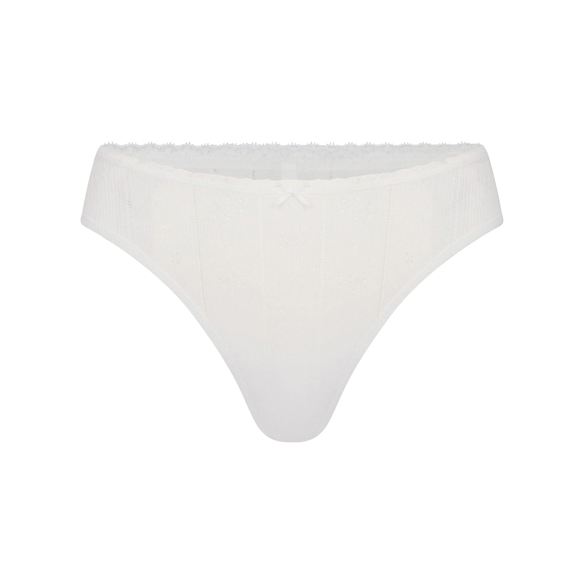 SWEATER POINTELLE BRIEF | MARBLE ADDITIONAL FABRIC DETAILS
