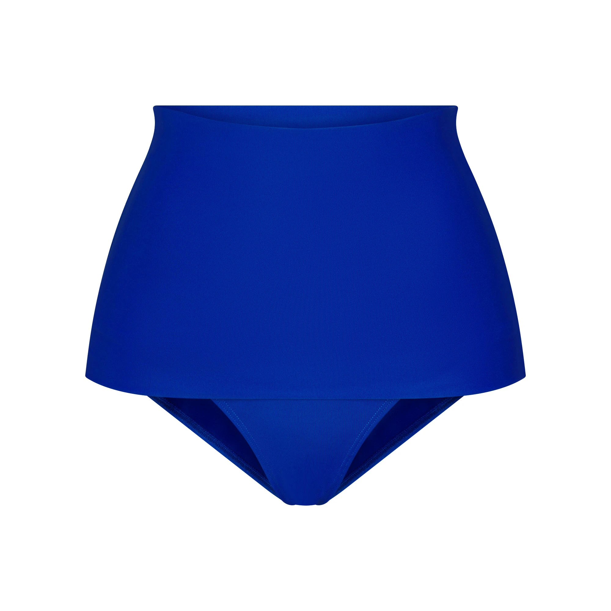 ICONIC SWIM CONVERTIBLE BIKINI BOTTOM | COBALT FLAT ON A WHITE BACKGROUND | FLT