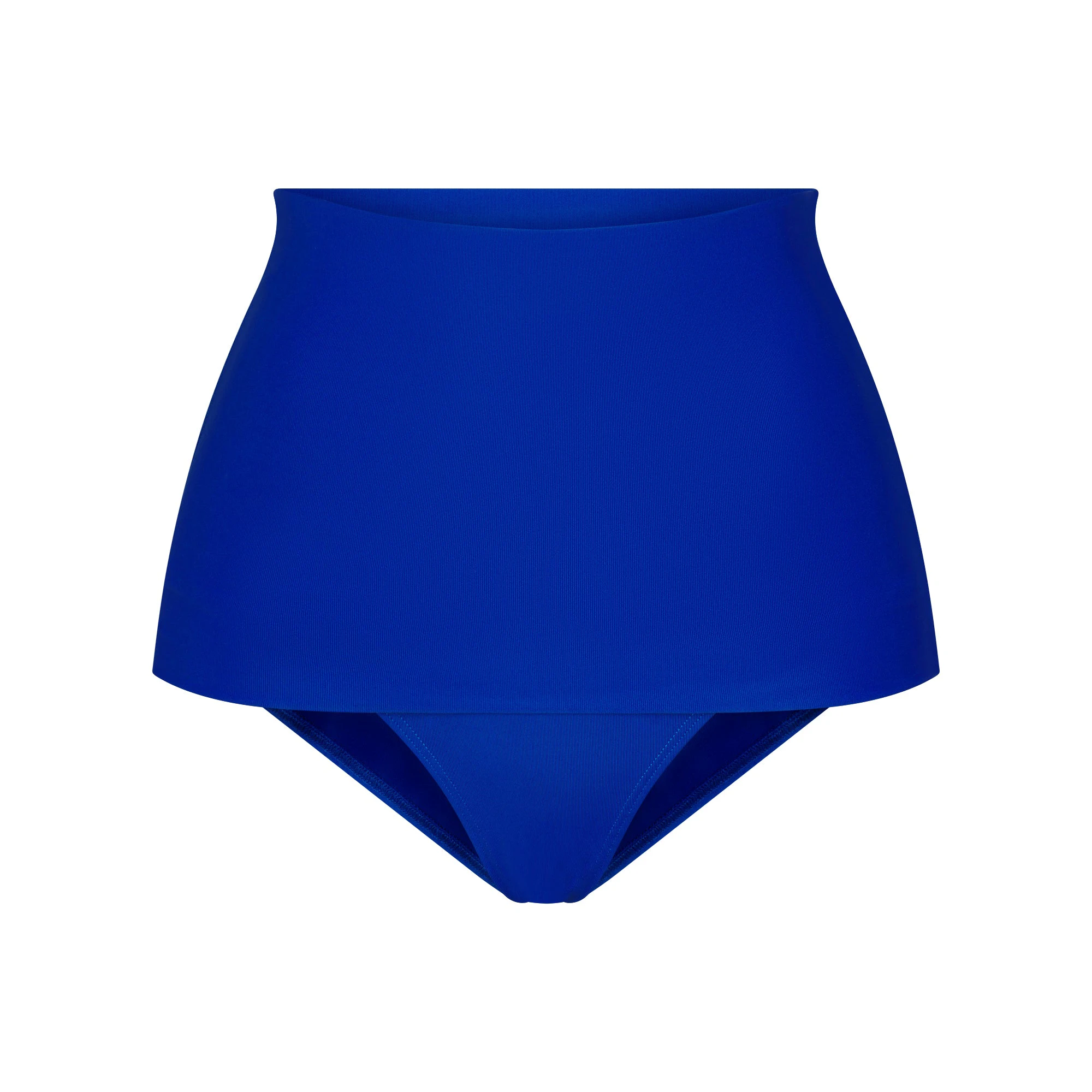 ICONIC SWIM CONVERTIBLE BIKINI BOTTOM | COBALT FLAT ON A WHITE BACKGROUND | FLT