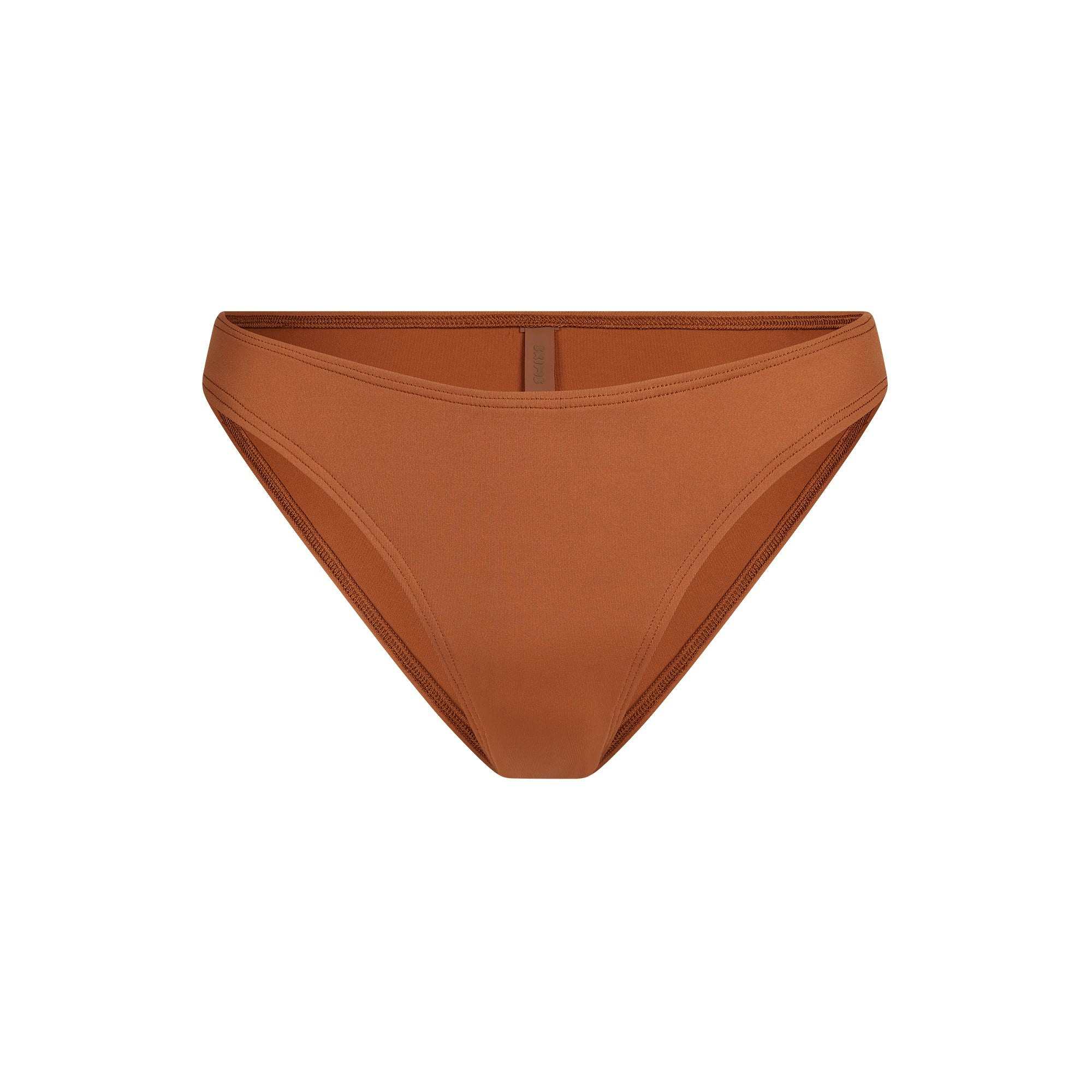 MINIMAL SWIM BIKINI BOTTOM | BRONZE FLAT ON A WHITE BACKGROUND | FLT