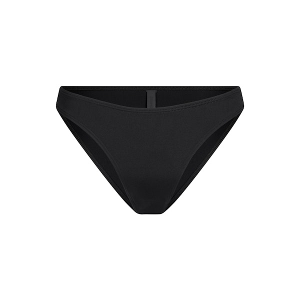 MINIMAL SWIM BIKINI BOTTOM | OBSIDIAN FLAT ON A WHITE BACKGROUND | FLT