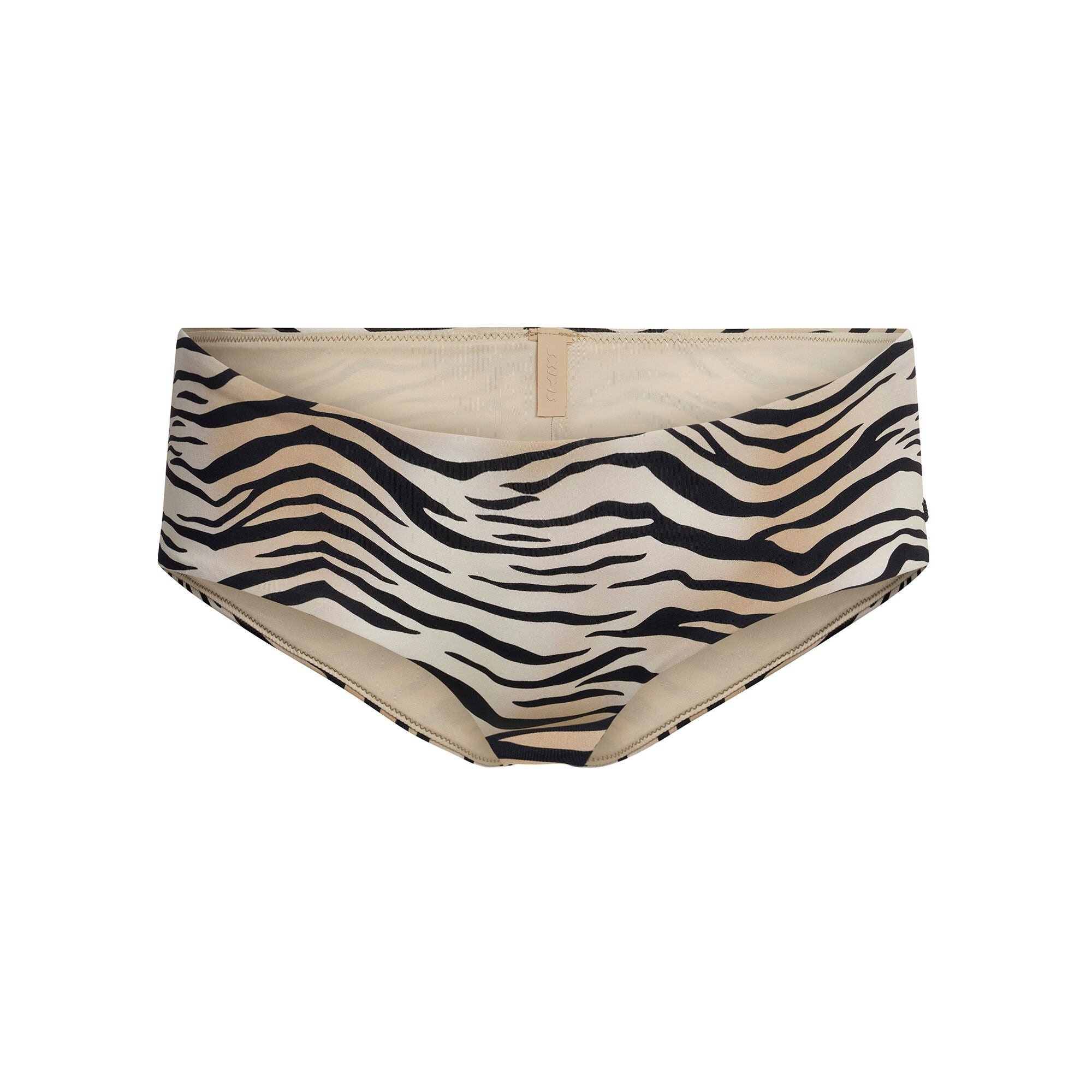 SIGNATURE SWIM HIPSTER BIKINI BOTTOM | CHAMPAGNE TIGER PRINT | FLT