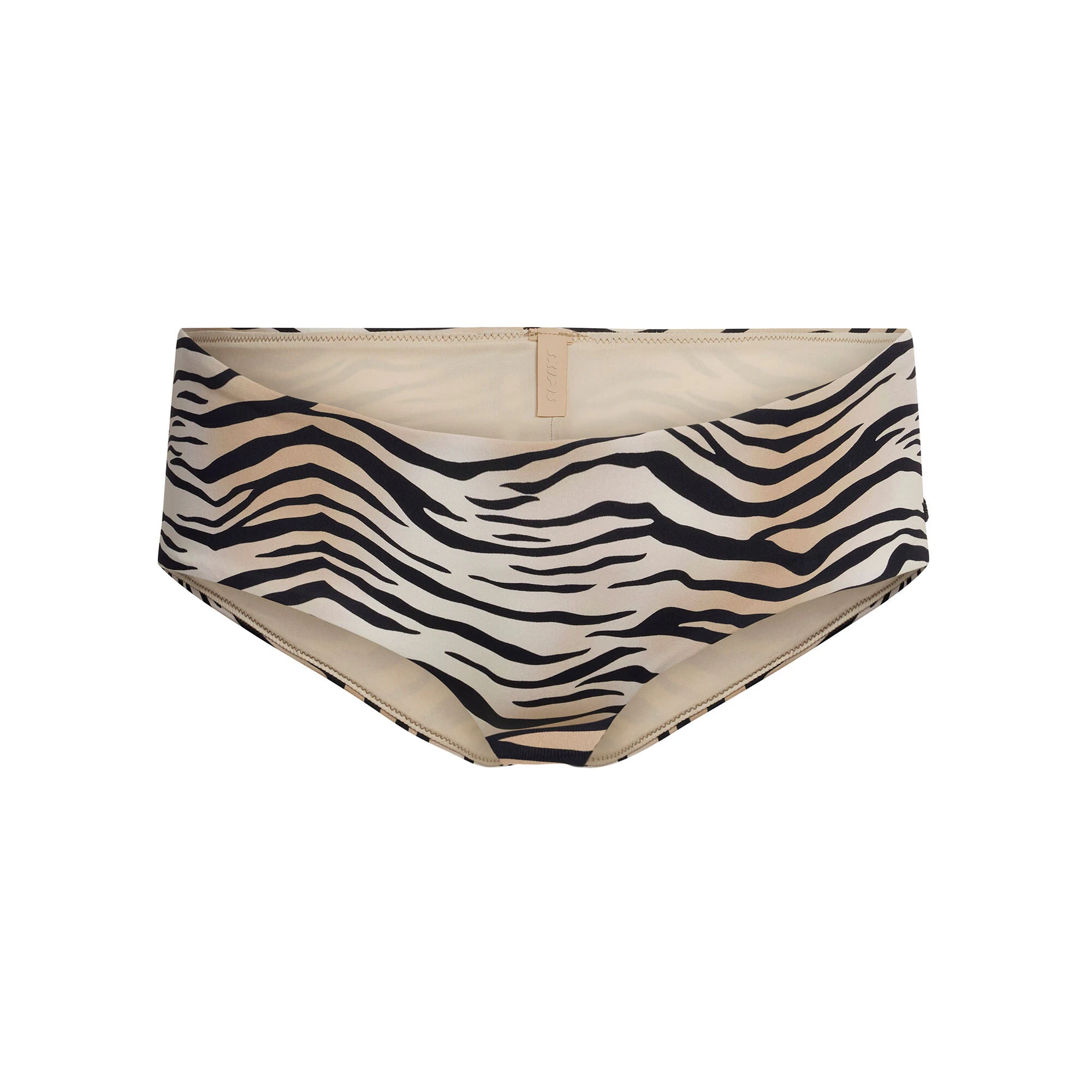 SIGNATURE SWIM HIPSTER BIKINI BOTTOM | CHAMPAGNE TIGER PRINT | FLT