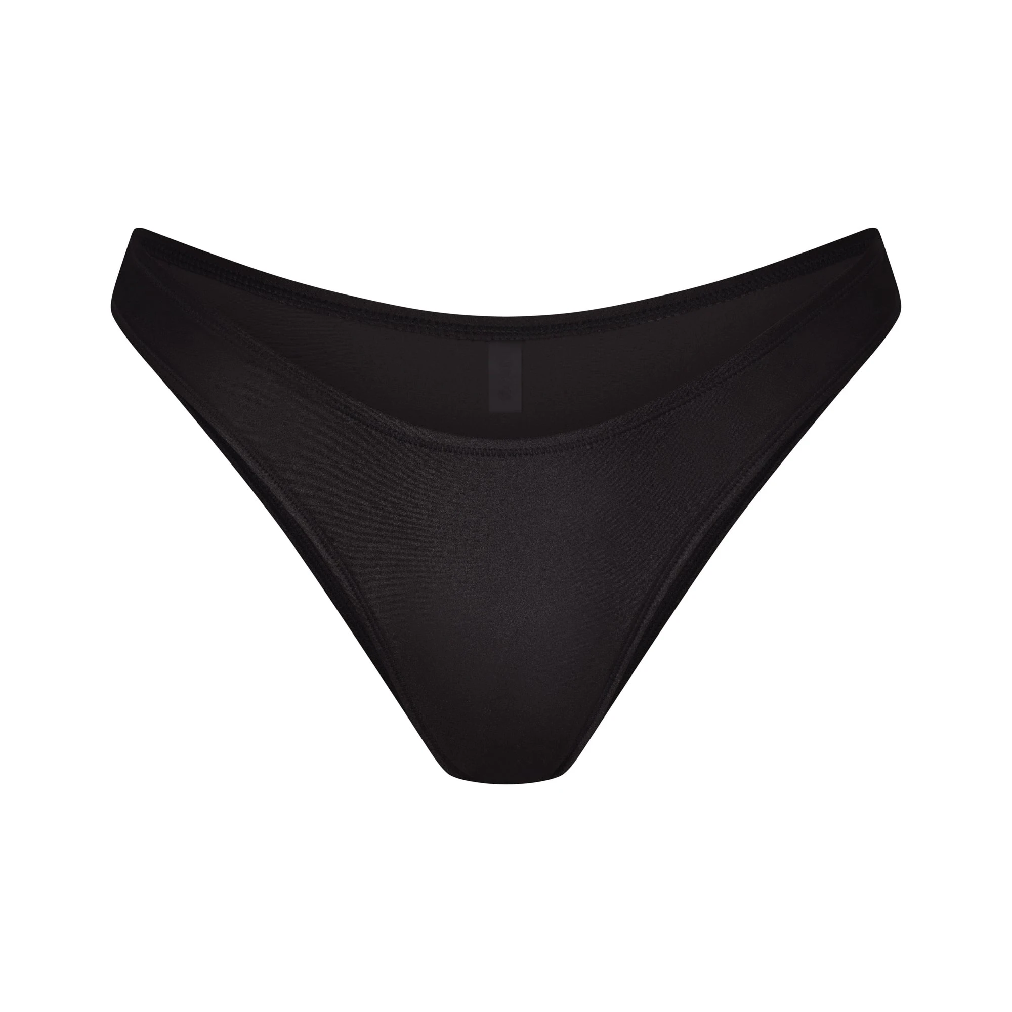 SHINE SWIM DIPPED BIKINI BOTTOM | ONYX (BIKINI BOTTOMS ,SWIM) FLAT ON A WHITE BACKGROUND | FLT