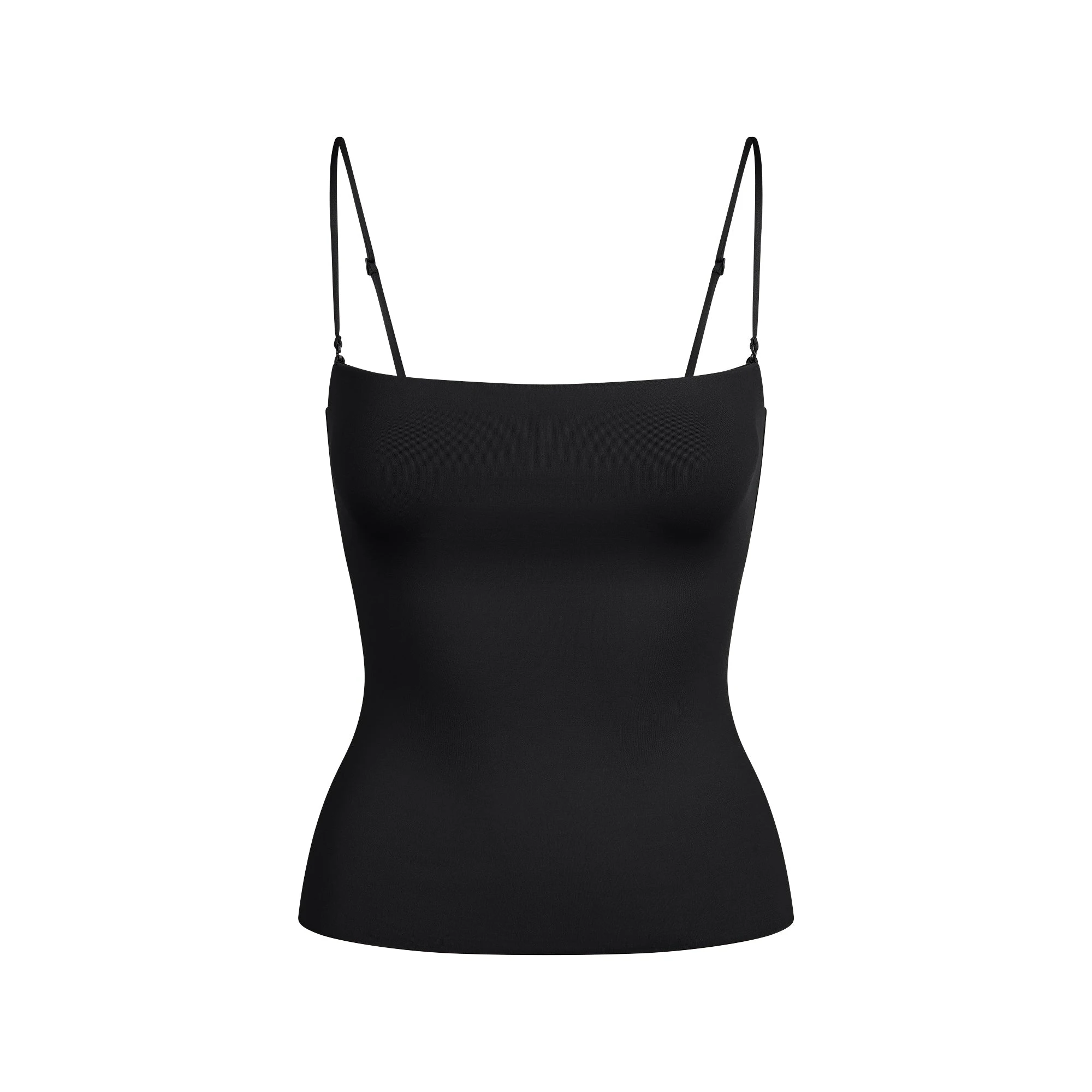 MINIMAL SWIM CONVERTIBLE BANDEAU BIKINI TOP | OBSIDIAN FLAT ON A WHITE BACKGROUND | FLT