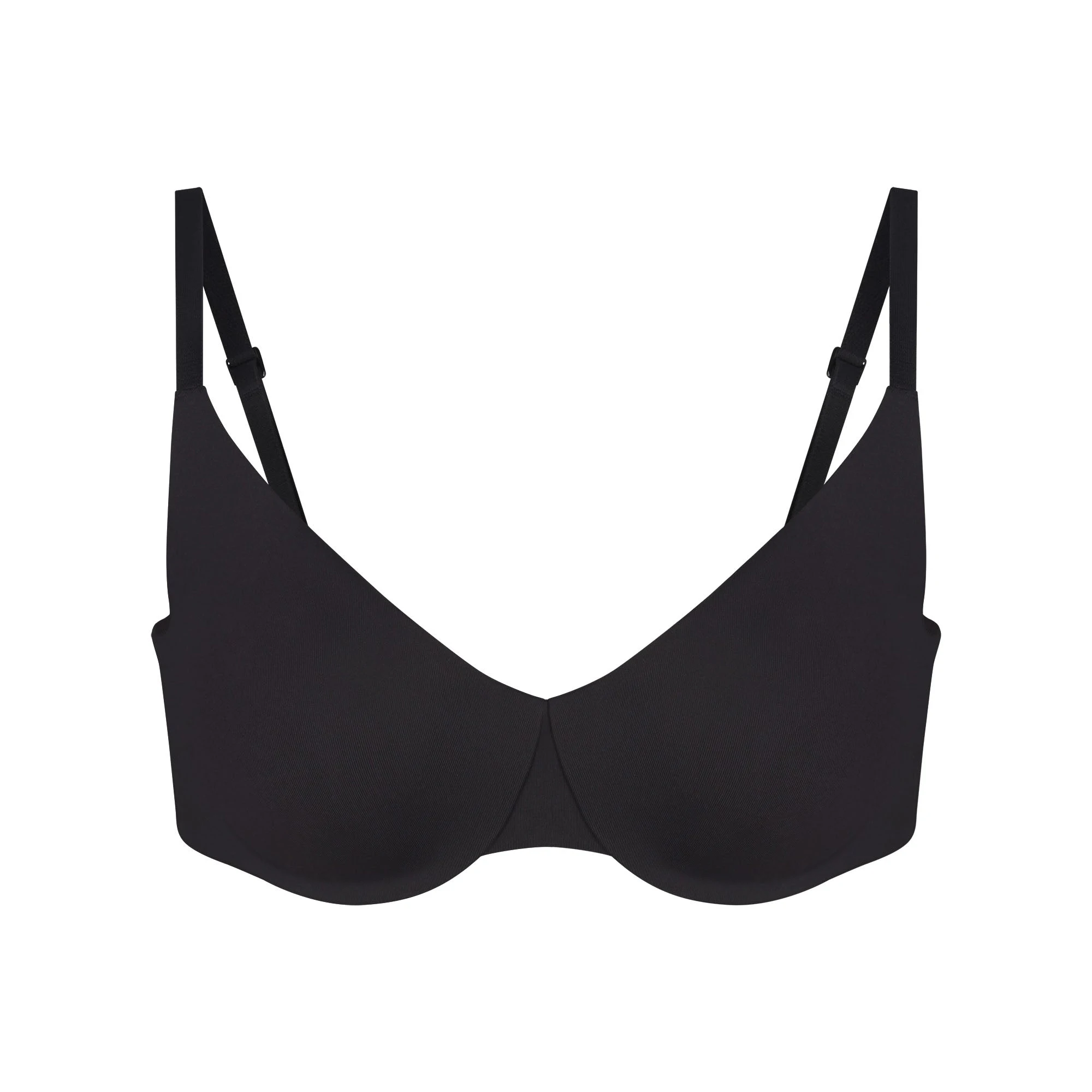 SIGNATURE SWIM UNDERWIRE FULL COVERAGE BIKINI TOP | ONYX (BIKINI TOPS, SWIM) LAYS FLAT ON A WHITE BACKGROUND | FLT
