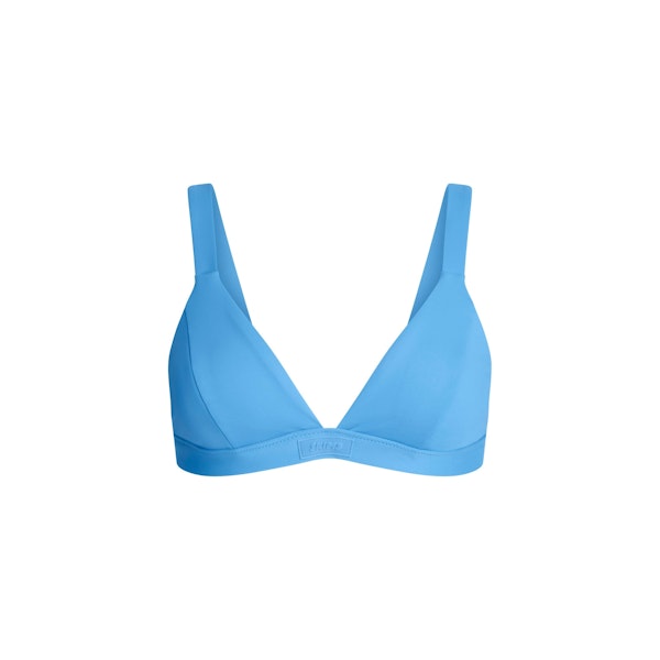 SIGNATURE SWIM FIXED TRIANGLE BIKINI TOP | TIDE FLAT ON A WHITE BACKGROUND | FLT