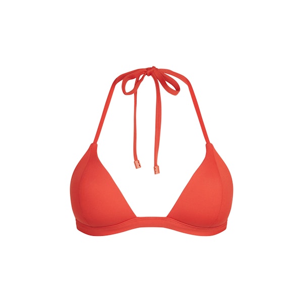 MINIMAL SWIM PUSH-UP TRIANGLE TOP | TERRA FLAT ON A WHITE BACKGROUND | FLT