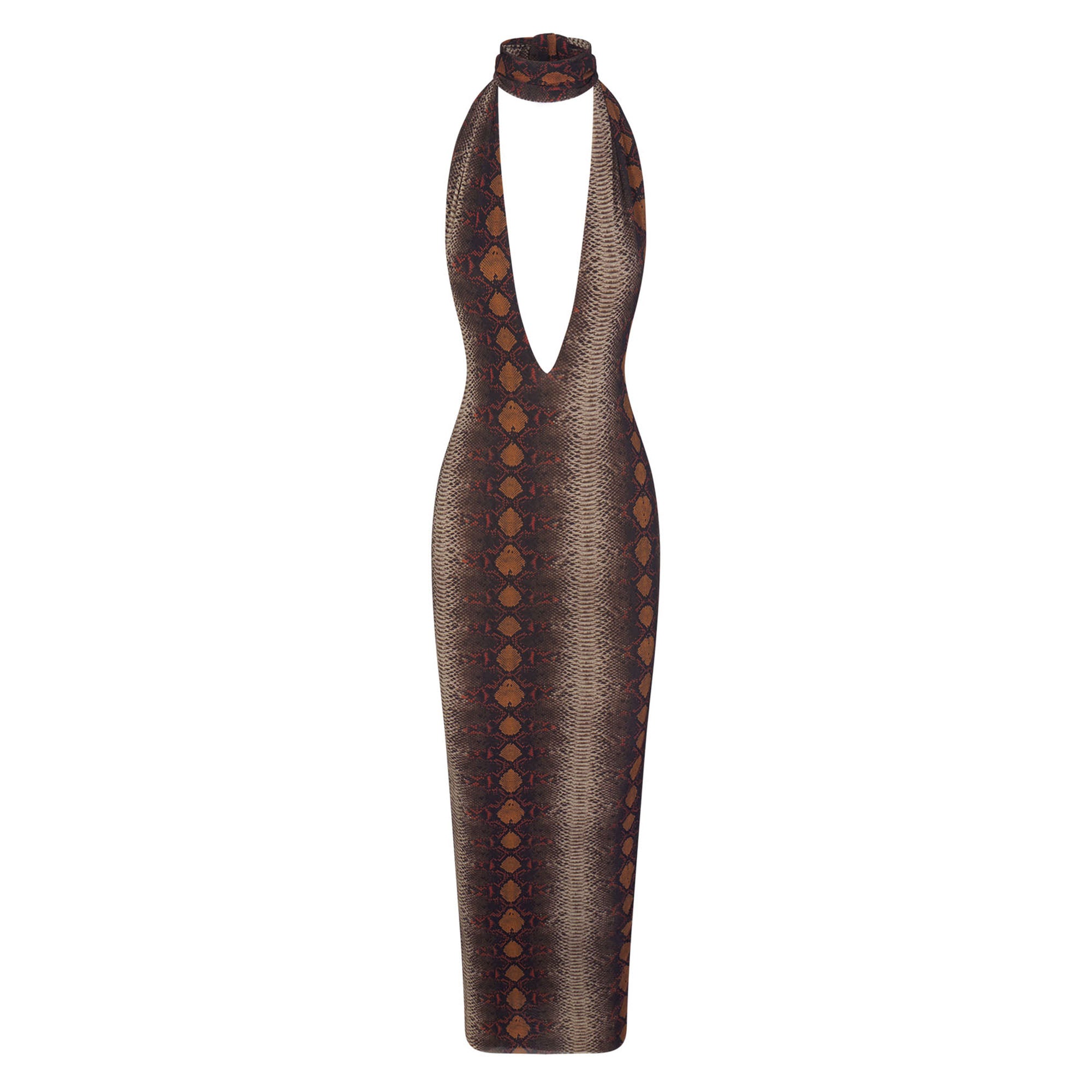 Snake print summer dress clearance