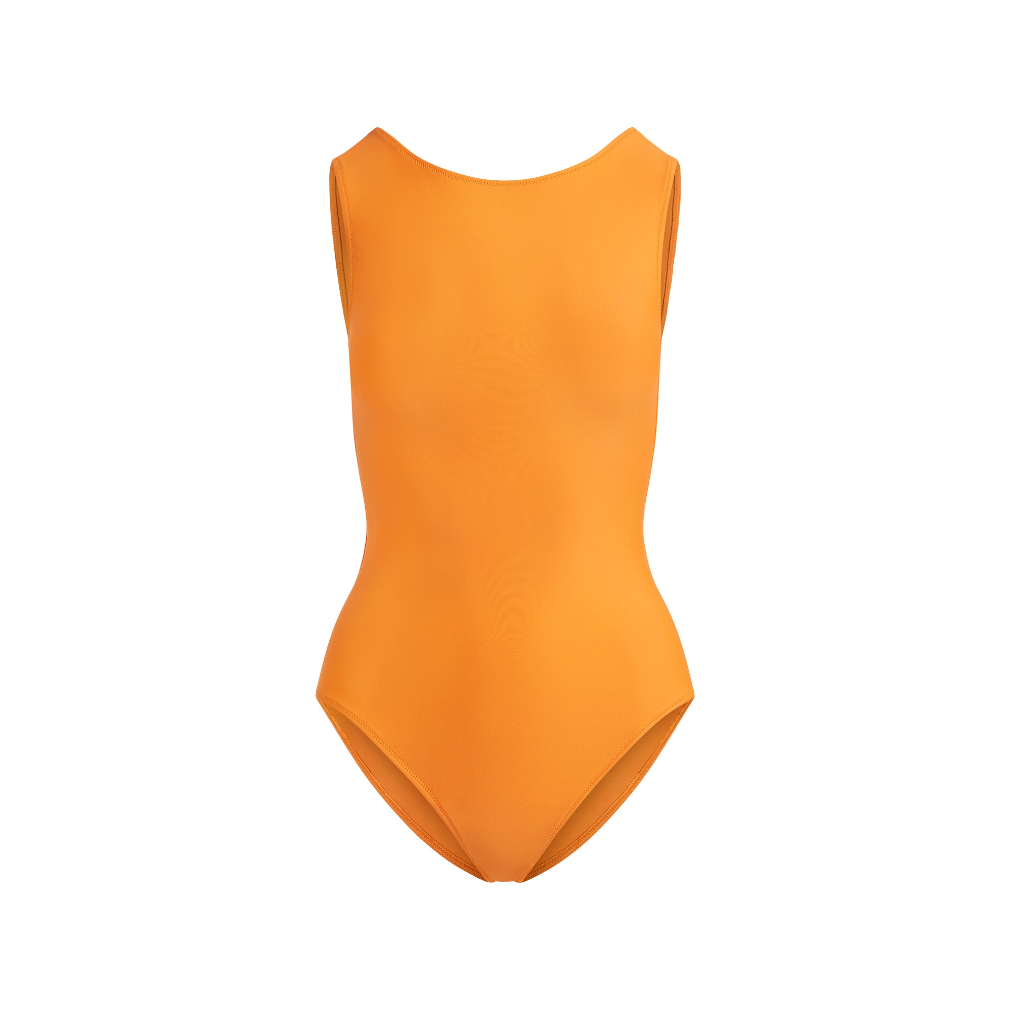 SIGNATURE SWIM HIGH NECK ONE PIECE | TANGERINE