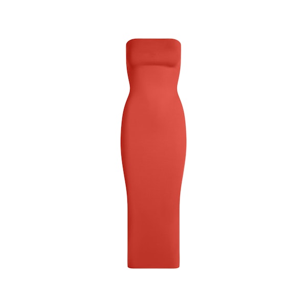 MINIMAL SWIM CONVERTIBLE TUBE DRESS | TERRA FLAT ON A WHITE BACKGROUND | FLT
