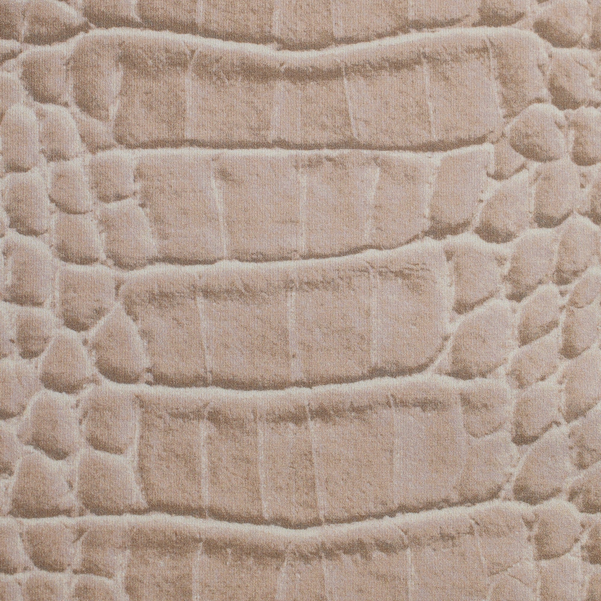 SIGNATURE SWIM HIGH-WAISTED BIKINI BOTTOM | DUNE CROCODILE PRINT ADDITIONAL FABRIC DETAILS