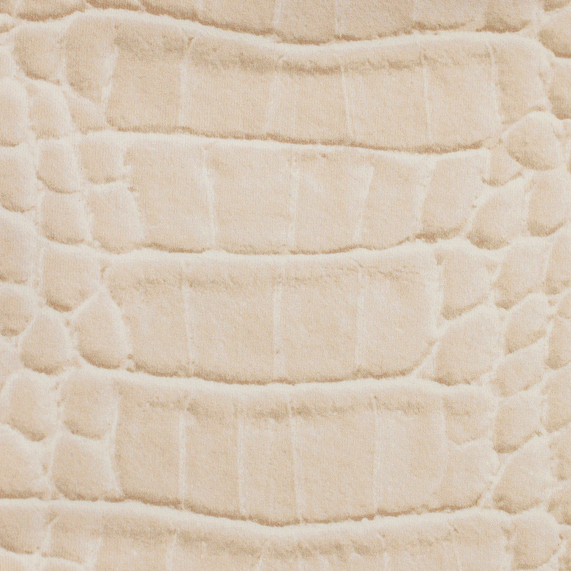 SIGNATURE SWIM MICRO BANDEAU TOP | EGRET CROCODILE PRINT ADDITIONAL FABRIC DETAILS