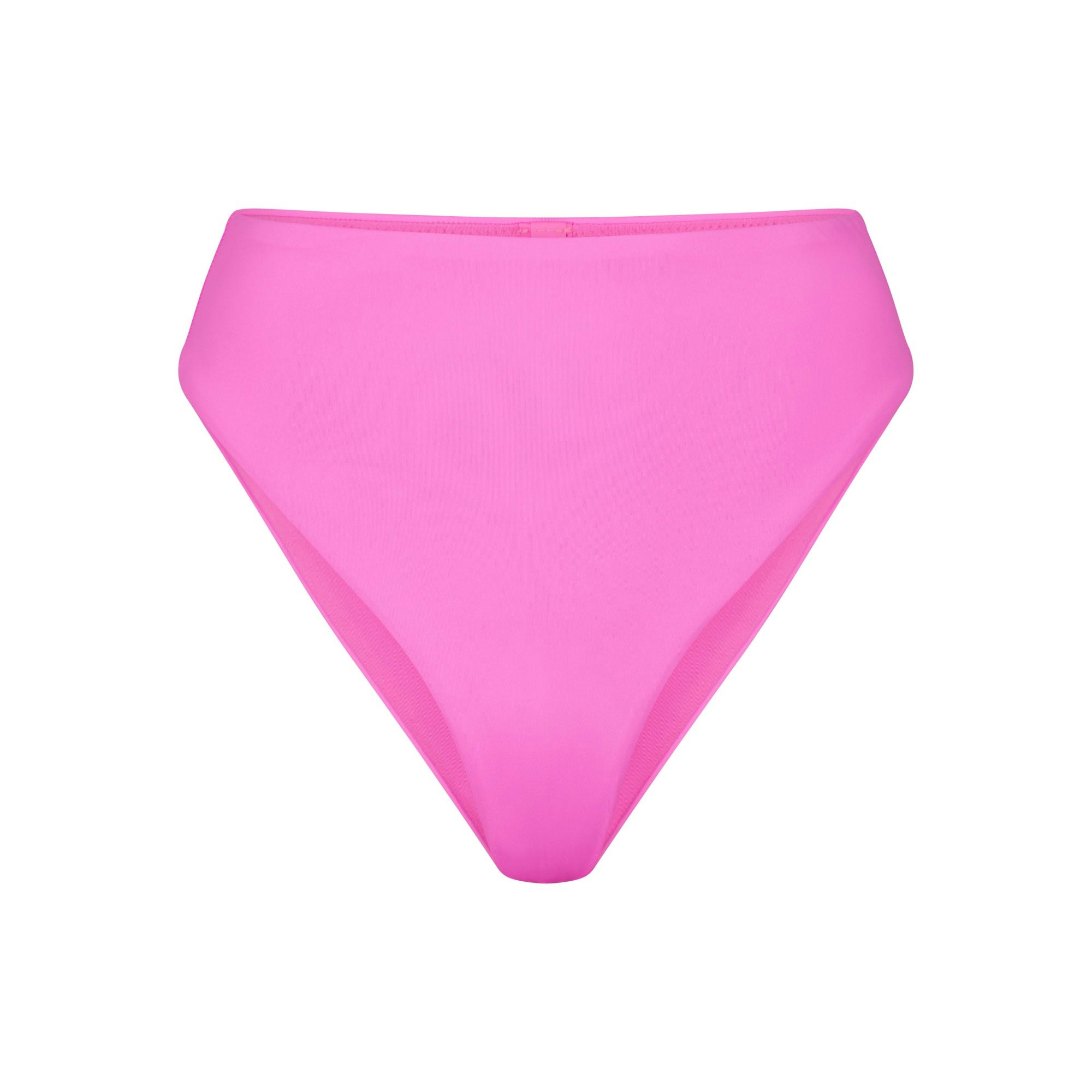 SWIM MID WAIST BOTTOM LAYS FLAT ON A WHITE BACKGROUND