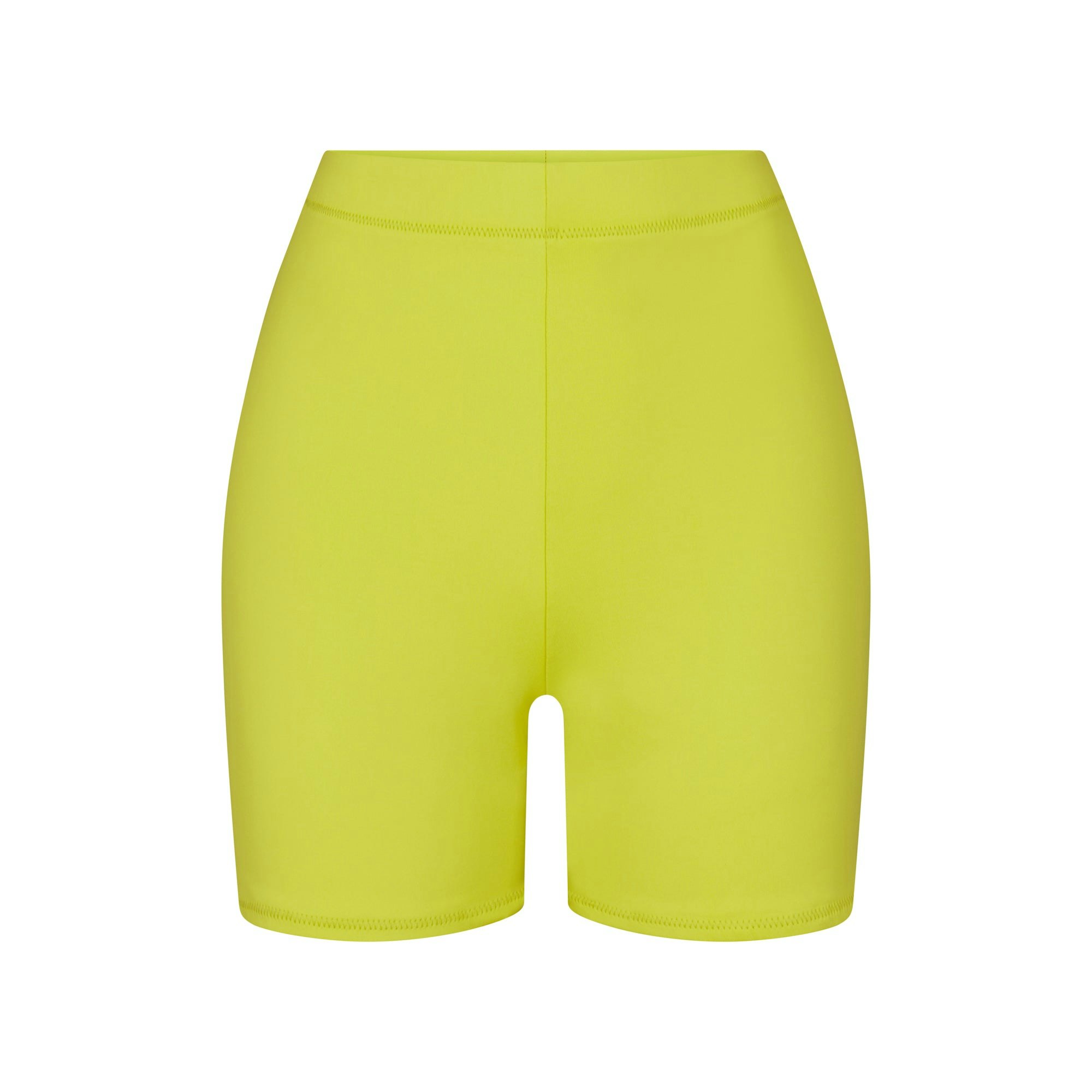 SWIM MID WAIST SHORT LAYS FLAT ON A WHITE BACKGROUND | FLT