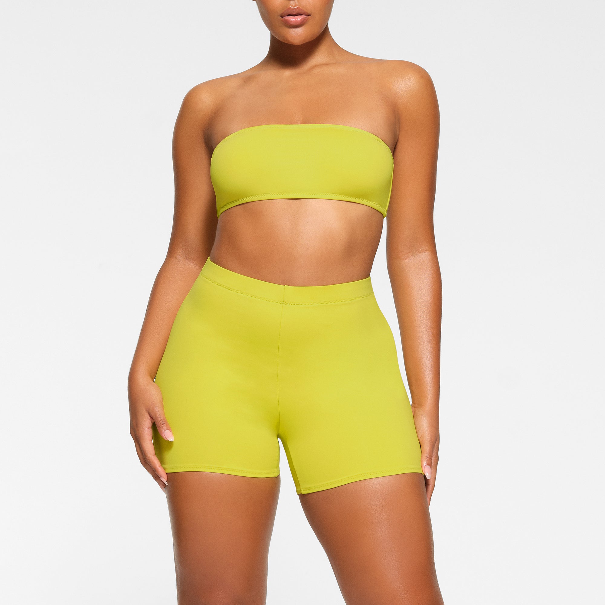 SIGNATURE SWIM MID WAIST SHORT | CITRUS