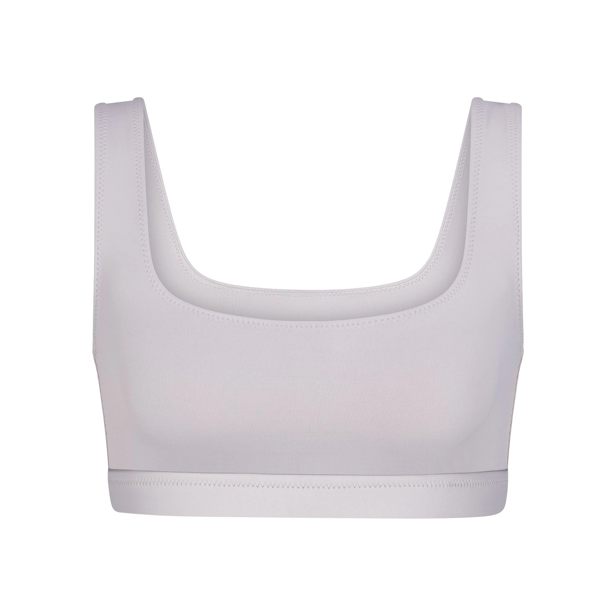 SIGNATURE SWIM TANK BIKINI TOP | CHROME (BIKINI TOPS, SWIM) LAYS FLAT ON A WHITE BACKGROUND | FLT