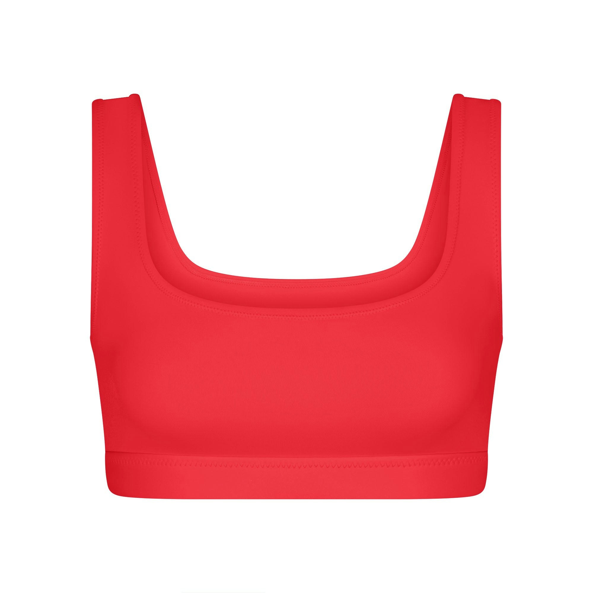 SIGNATURE SWIM TANK BIKINI TOP | RUBY (BIKINI TOPS, SWIM) LAYS FLAT ON A WHITE BACKGROUND | FLT