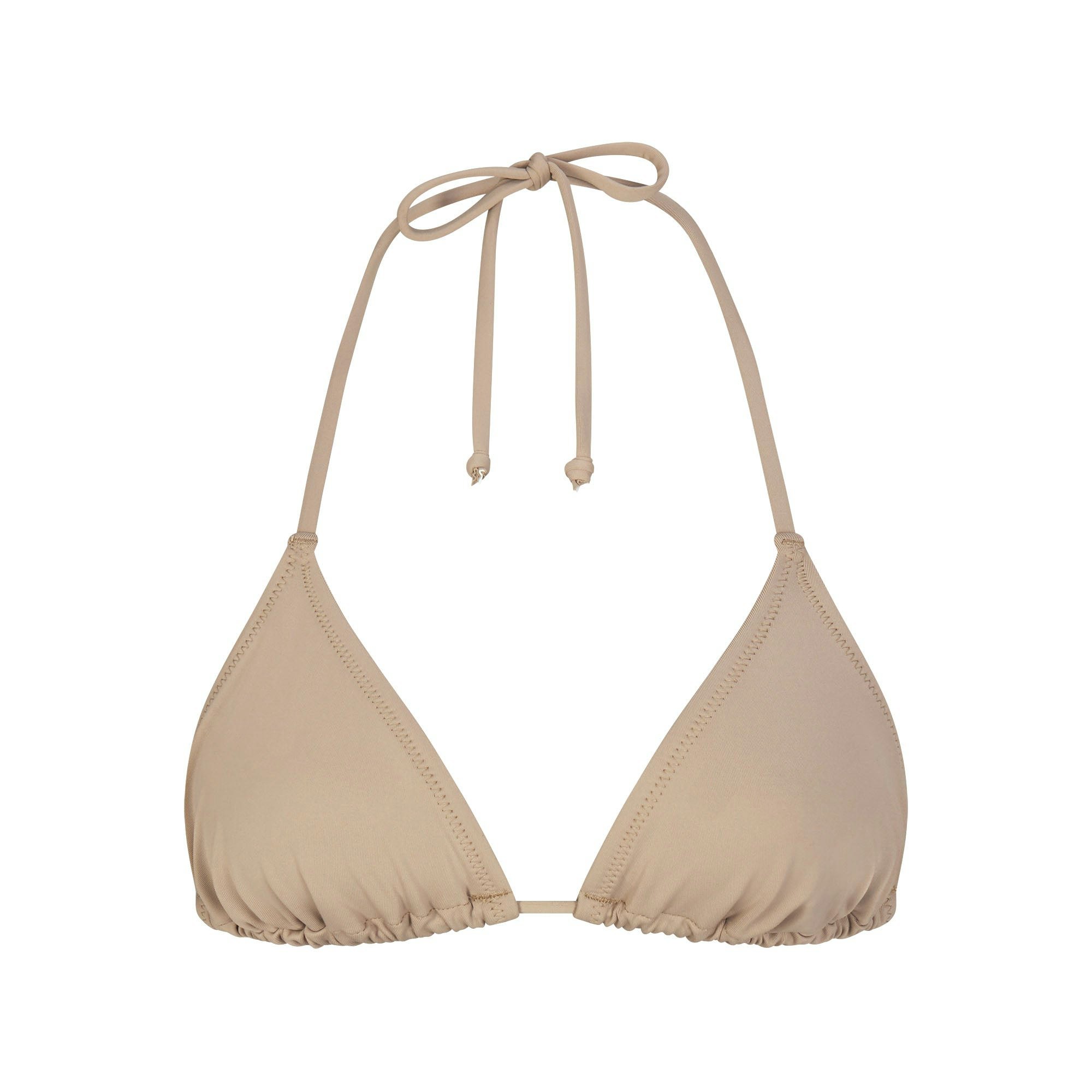 SIGNATURE SWIM TRIANGLE TOP | DESERT (BIKINI TOPS, SWIM) LAYS FLAT ON A WHITE BACKGROUND | FLT