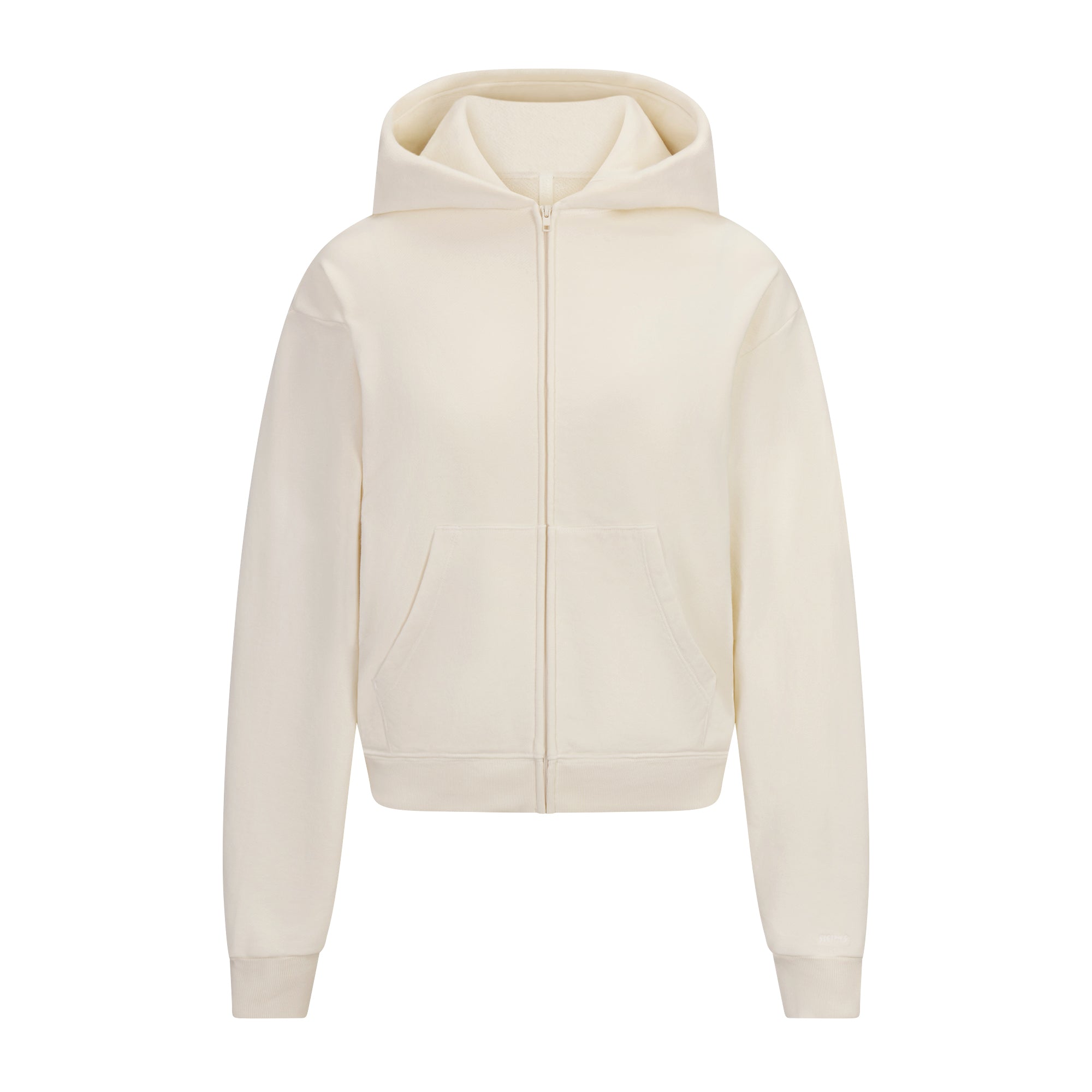 FRENCH TERRY ZIP UP HOODIE | ECRU | SKIMS