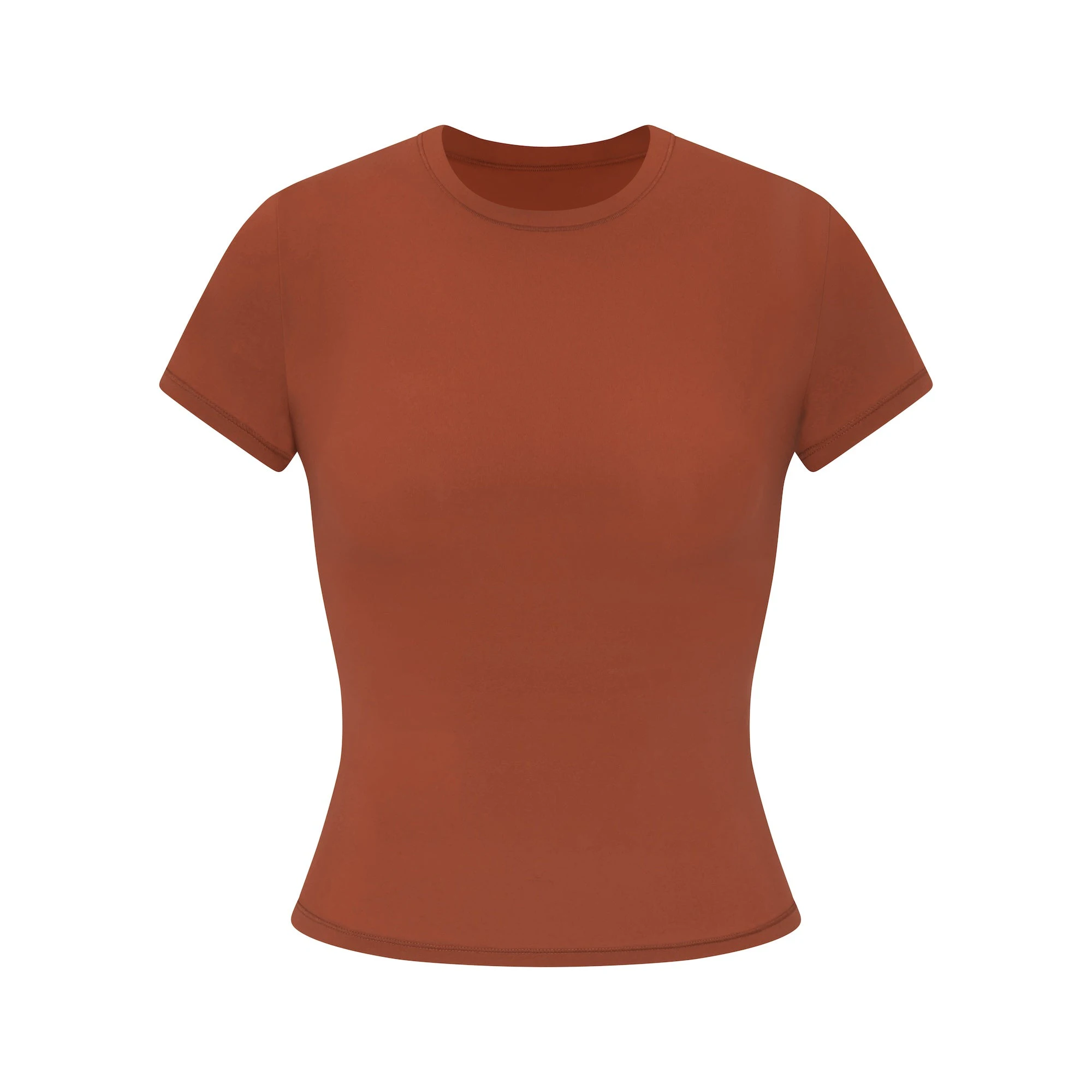 FITS EVERYBODY T-SHIRT | SAFFRON FLAT ON A WHITE BACKGROUND | FLT