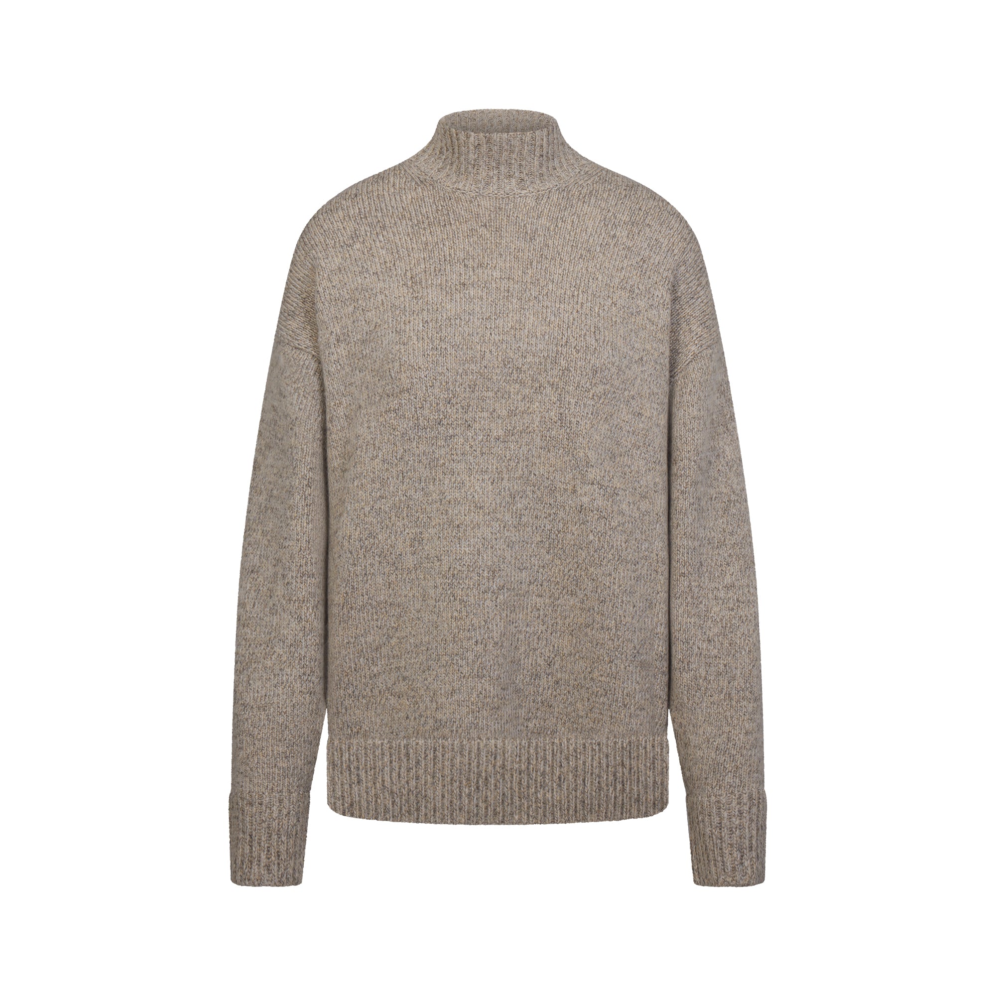 TEXTURED OVERSIZED TURTLENECK