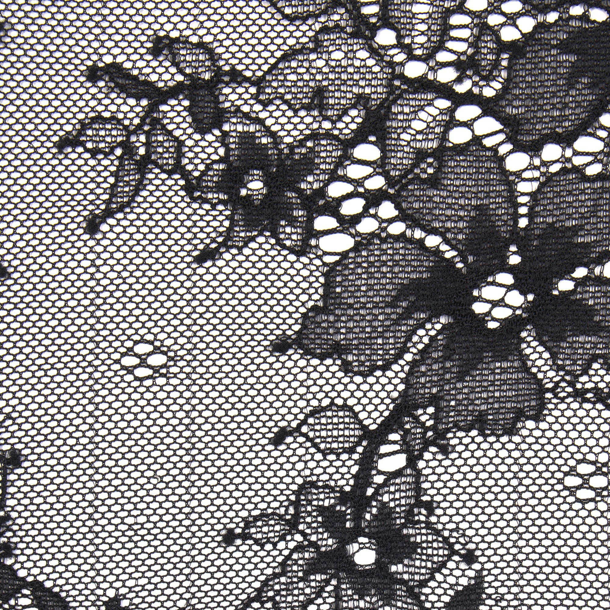 ULTRA FINE LACE SCOOP BRA | ONYX ADDITIONAL FABRIC DETAILS