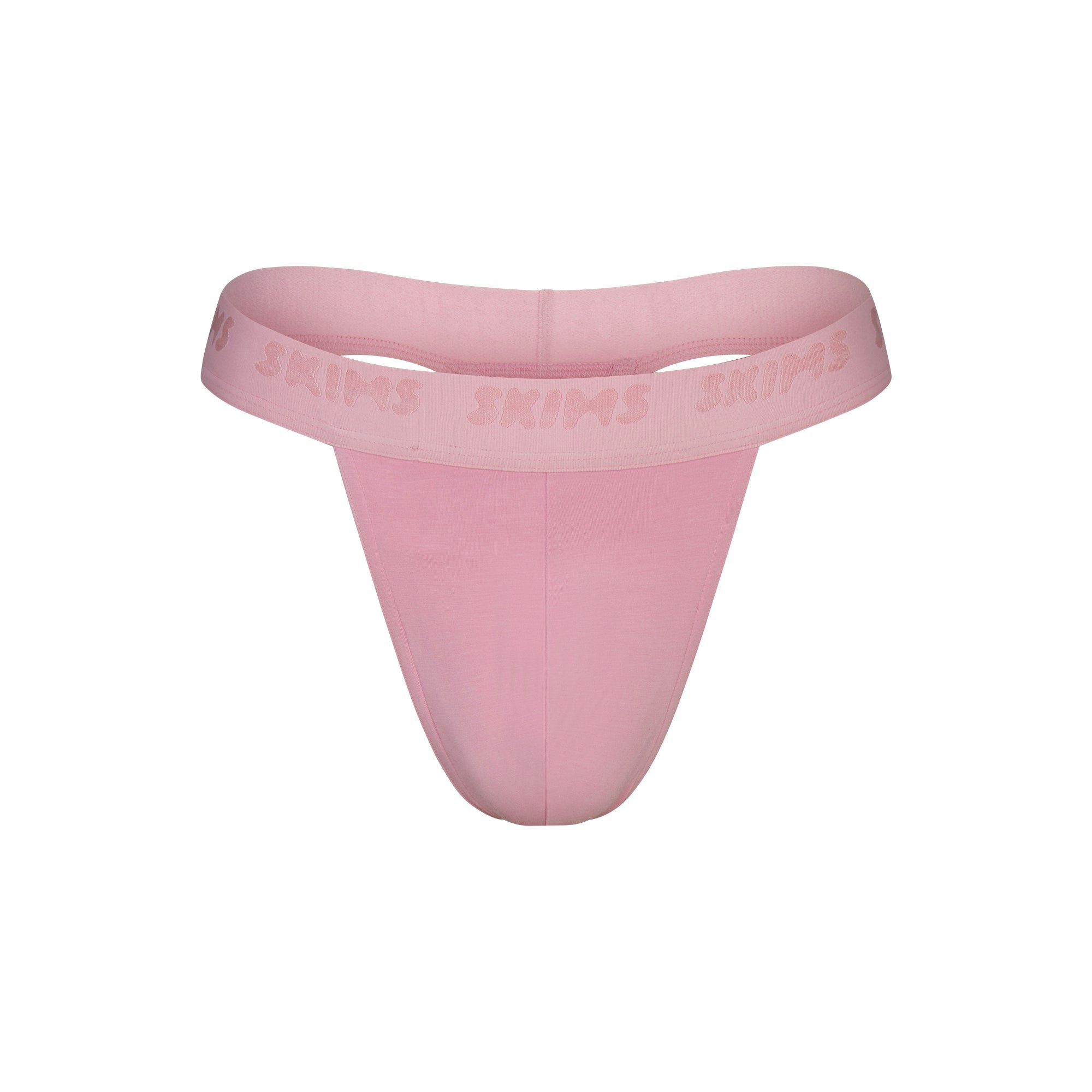 SKIMS STRETCH MENS THONG | HALITE FLAT ON A WHITE BACKGROUND