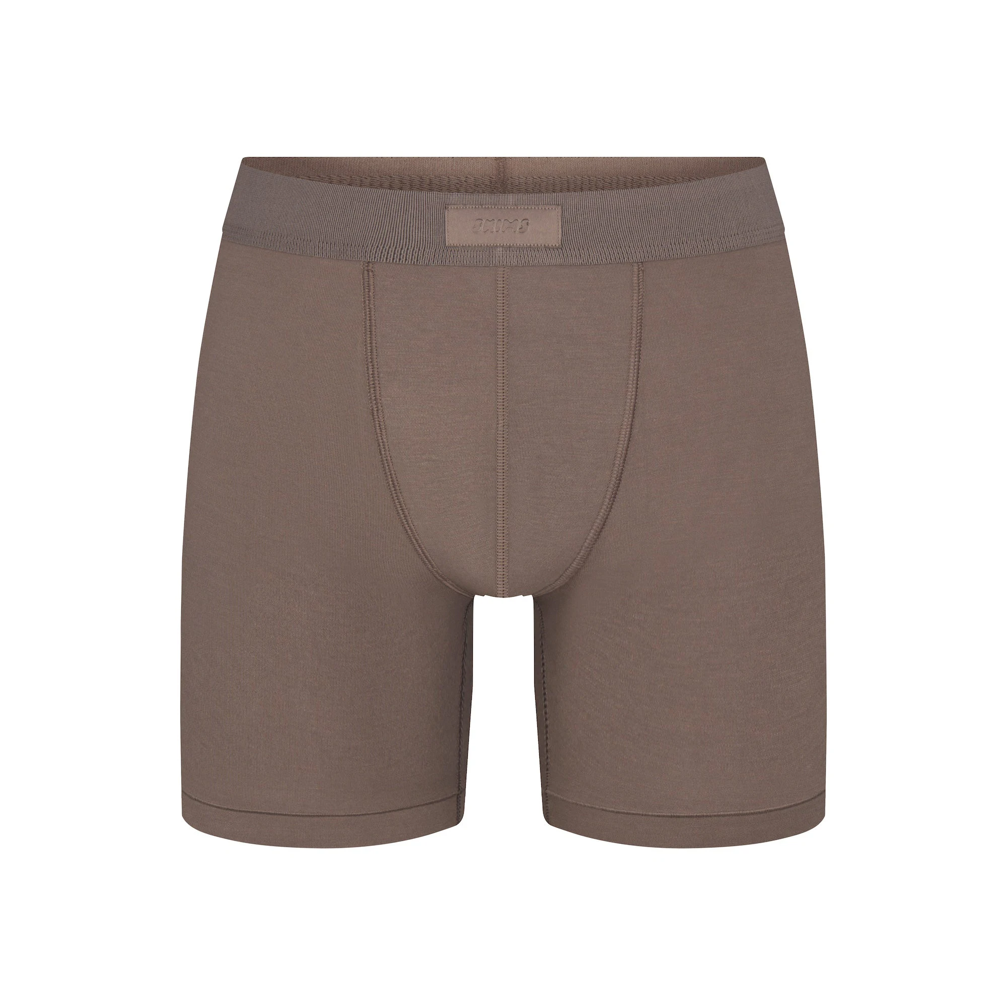 SKIMS COTTON MENS 5" BOXER BRIEF | AMETHYST (MENS BOXERS) FLAT ON A WHITE BACKGROUND | FLT