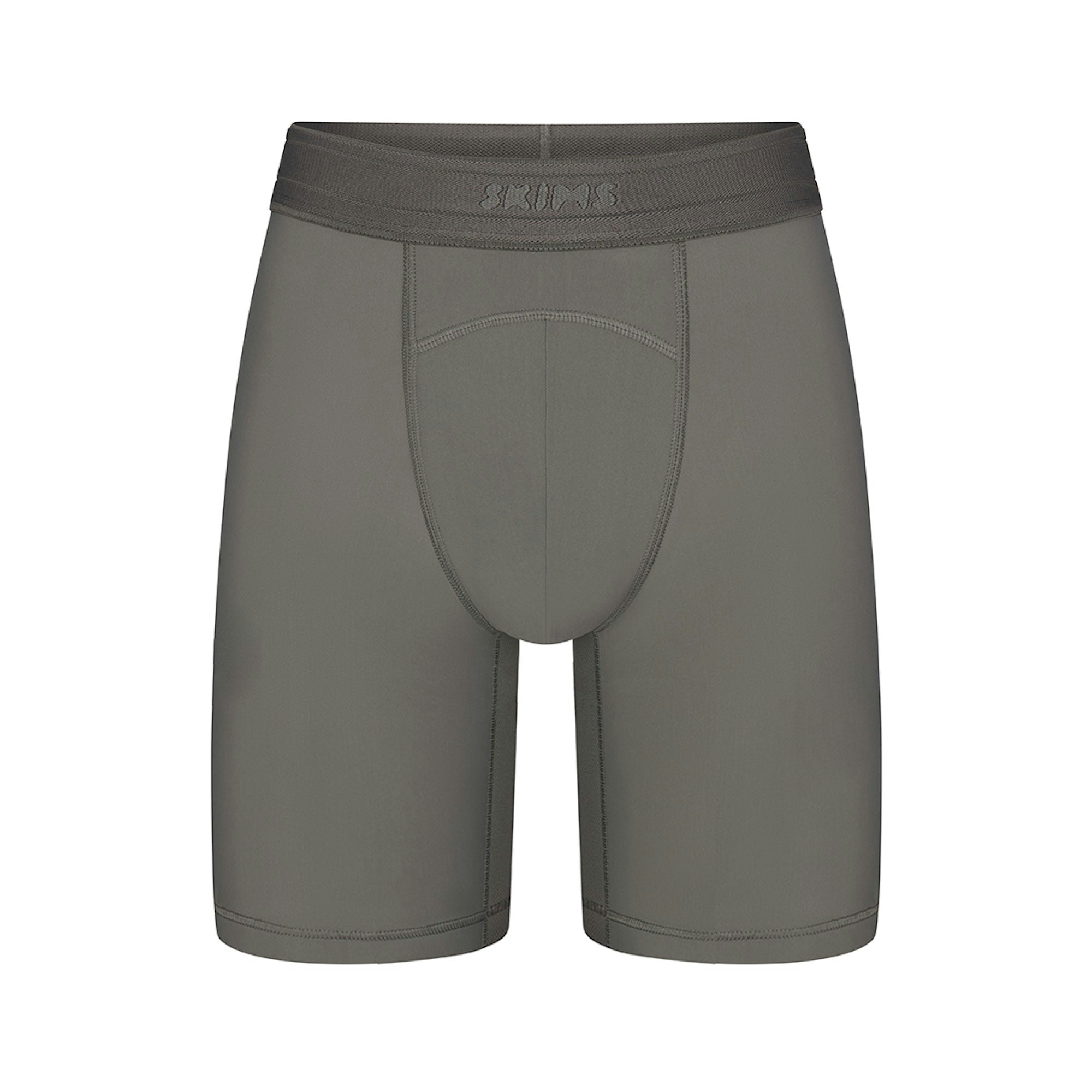 SKIMS SPORT MENS 9" BOXER BRIEF | GUNMETAL