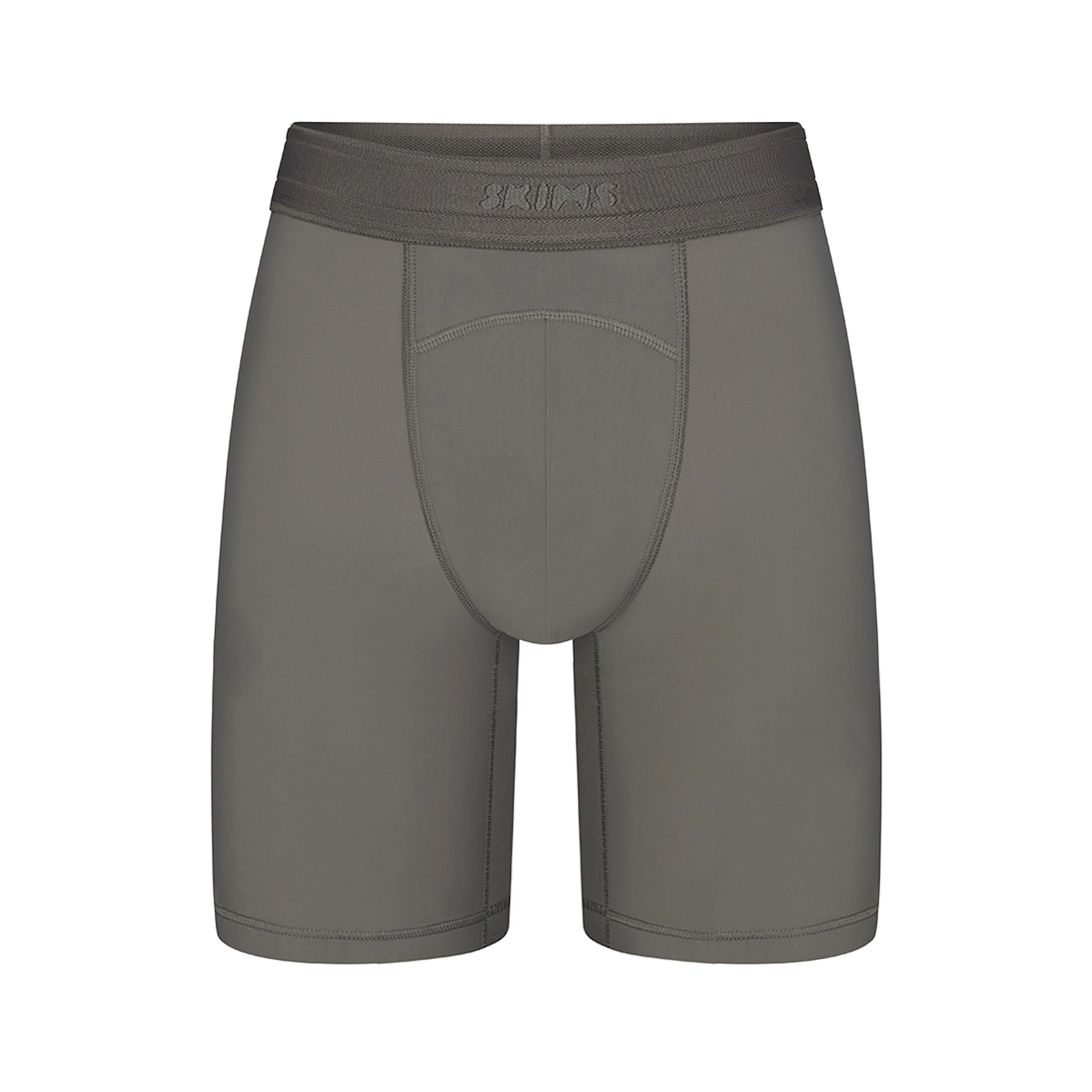 SKIMS SPORT MENS 9" BOXER BRIEF | GUNMETAL
