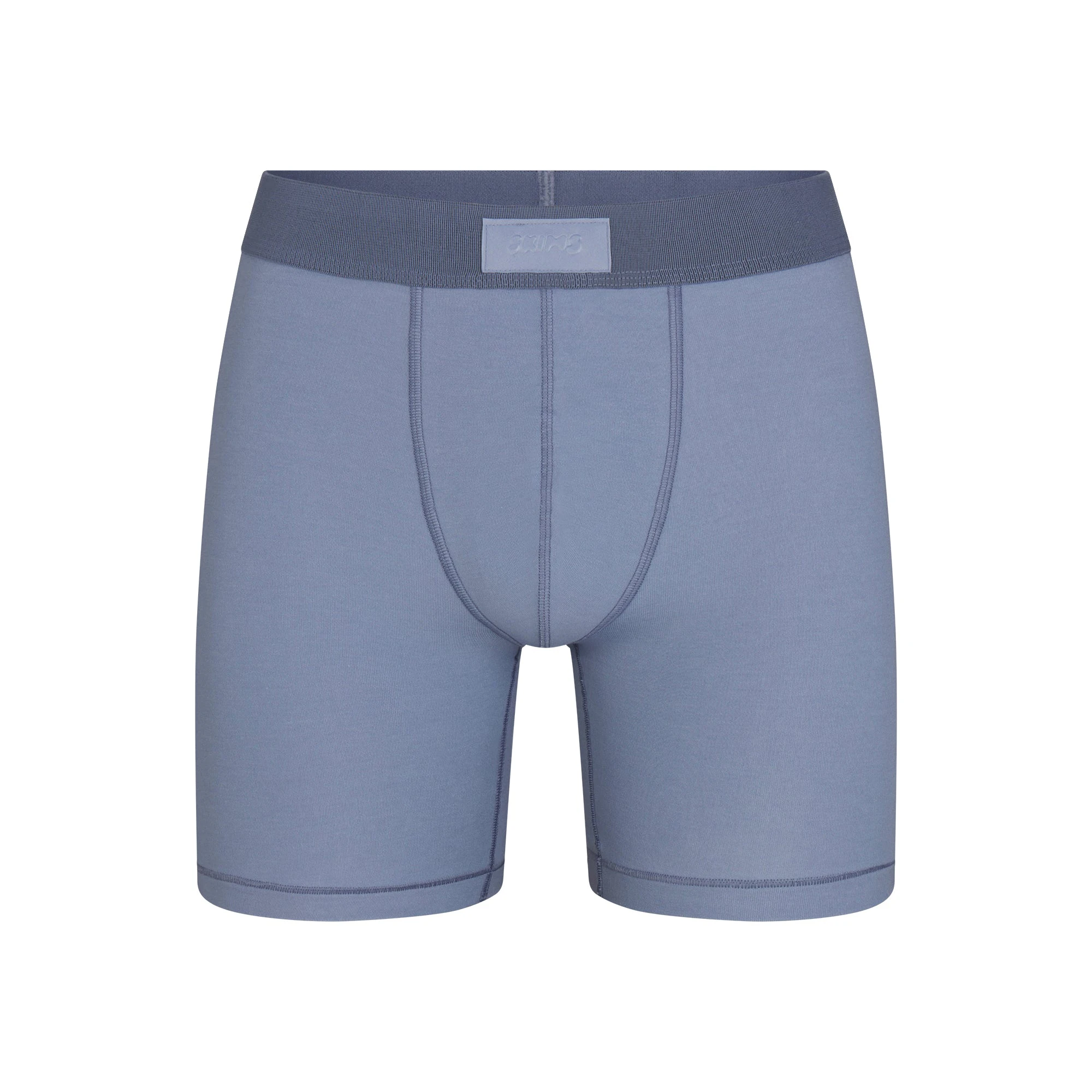 SKIMS COTTON MENS 5" BOXER BRIEF 5-PACK | ATMOSPHERE MULTI FLAT ON A WHITE BACKGROUND | FLT
