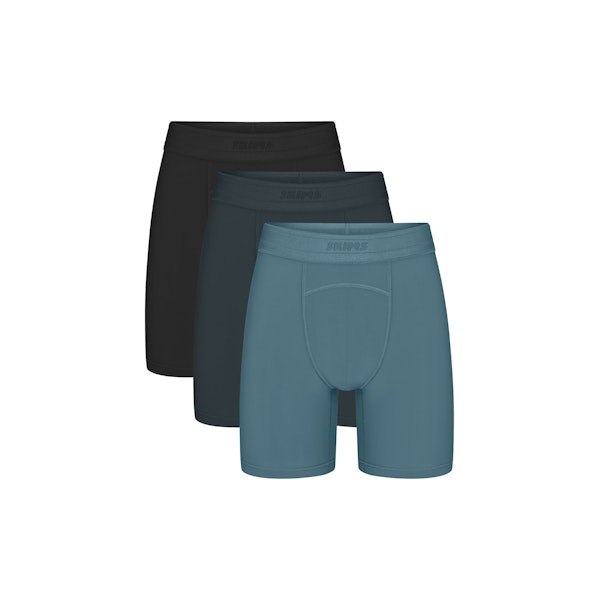 SKIMS FLEX MENS 7" BOXER BRIEF 3-PACK | TINT MULTI ADDITIONAL FABRIC DETAILS | FLT | FOCUS: 0.0, 1.0, 0.9