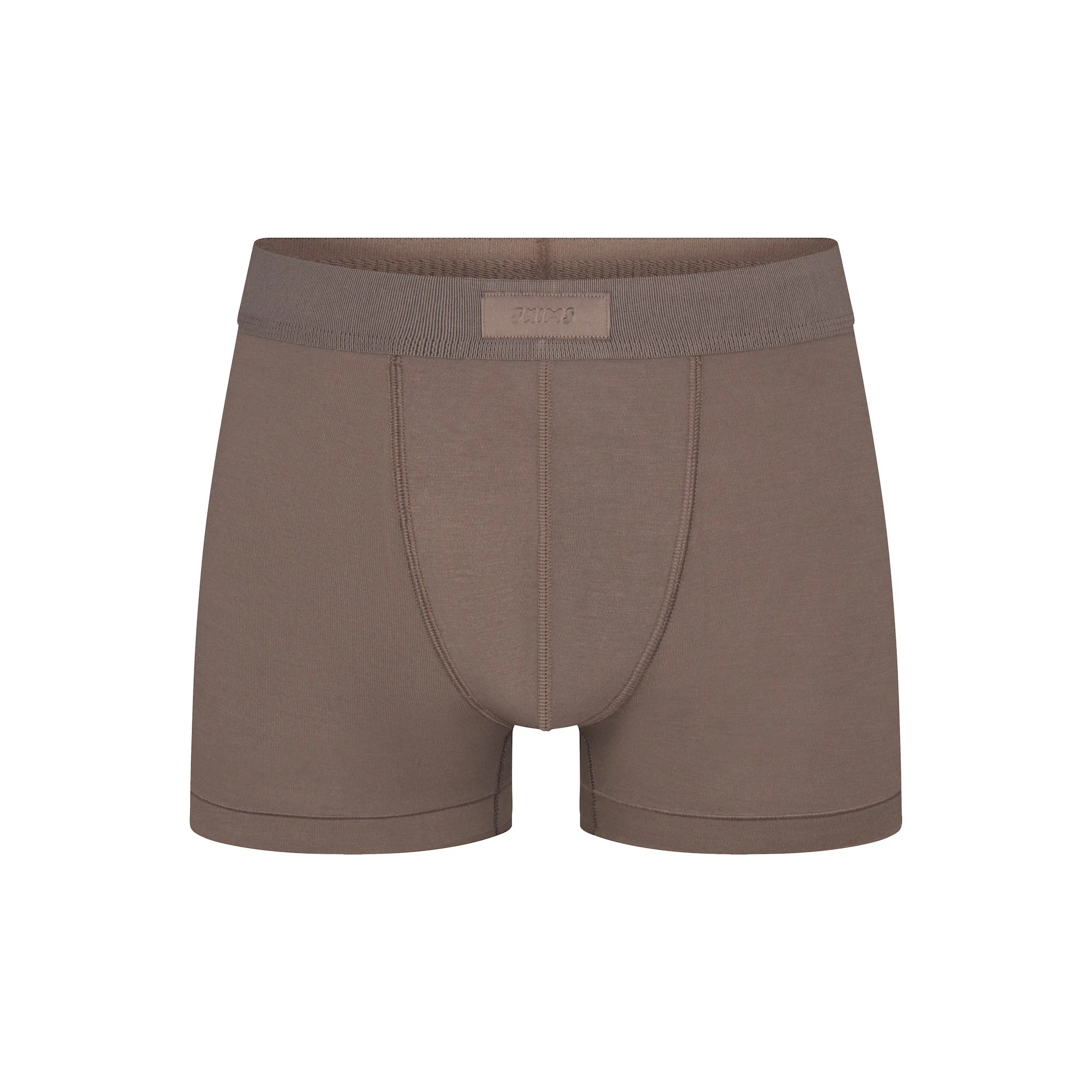 SKIMS COTTON MENS TRUNK | AMETHYST (MENS BOXERS) FLAT ON A WHITE BACKGROUND | FLT