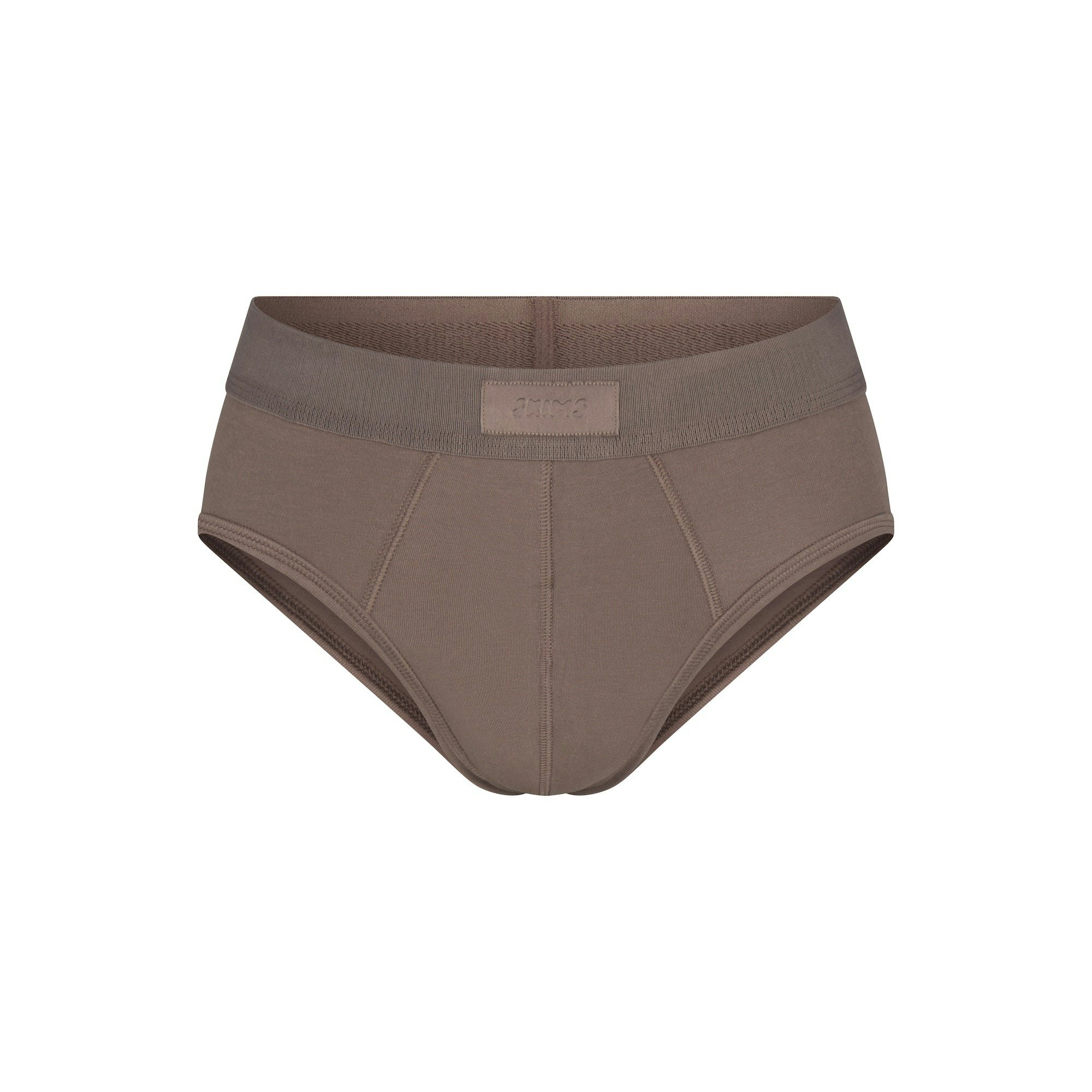 SKIMS COTTON MENS BRIEF | AMETHYST (MENS BRIEFS) FLAT ON A WHITE BACKGROUND | FLT