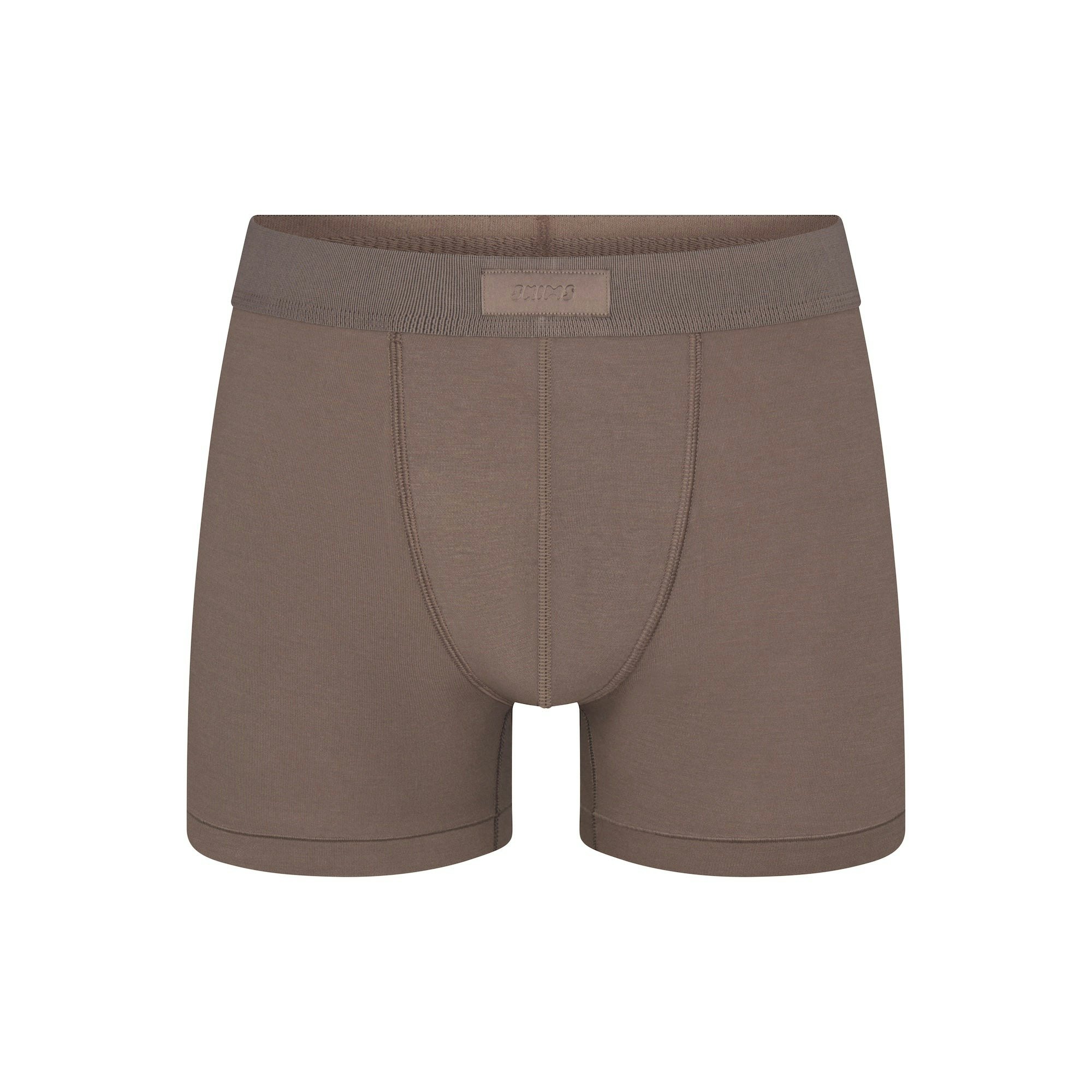 SKIMS COTTON MENS 3" BOXER BRIEF | AMETHYST (MENS BOXERS) FLAT ON A WHITE BACKGROUND | FLT