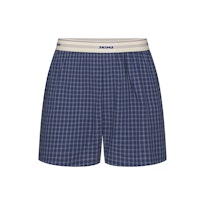 COTTON POPLIN MENS LOGO BAND BOXER