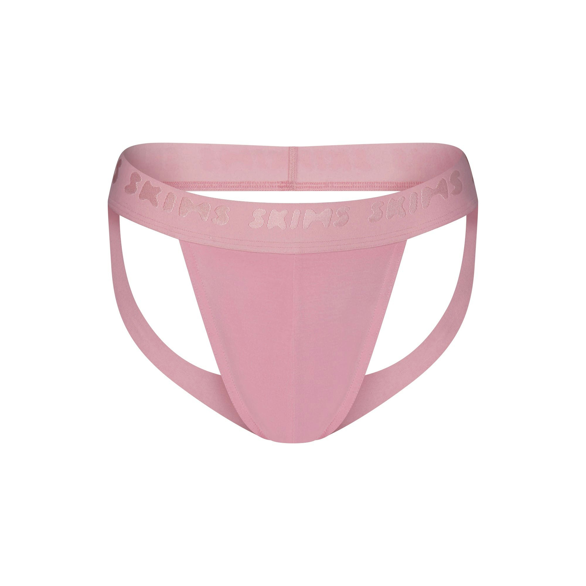 SKIMS STRETCH MENS JOCKSTRAP | HALITE FLAT ON A WHITE BACKGROUND 