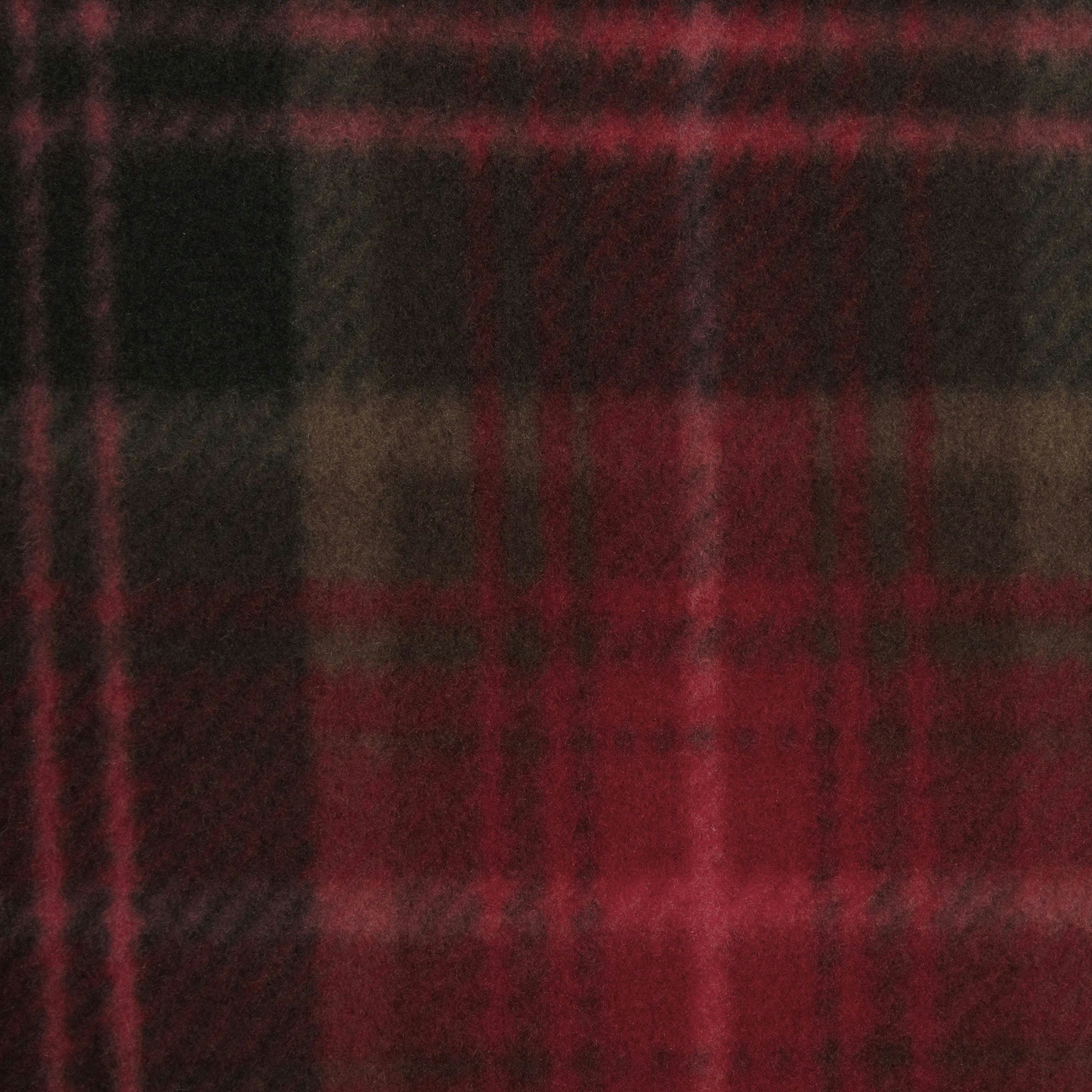 FLEECE SLEEP UNISEX SLEEP SET | CRANBERRY PLAID ADDITIONAL FABRIC DETAILS