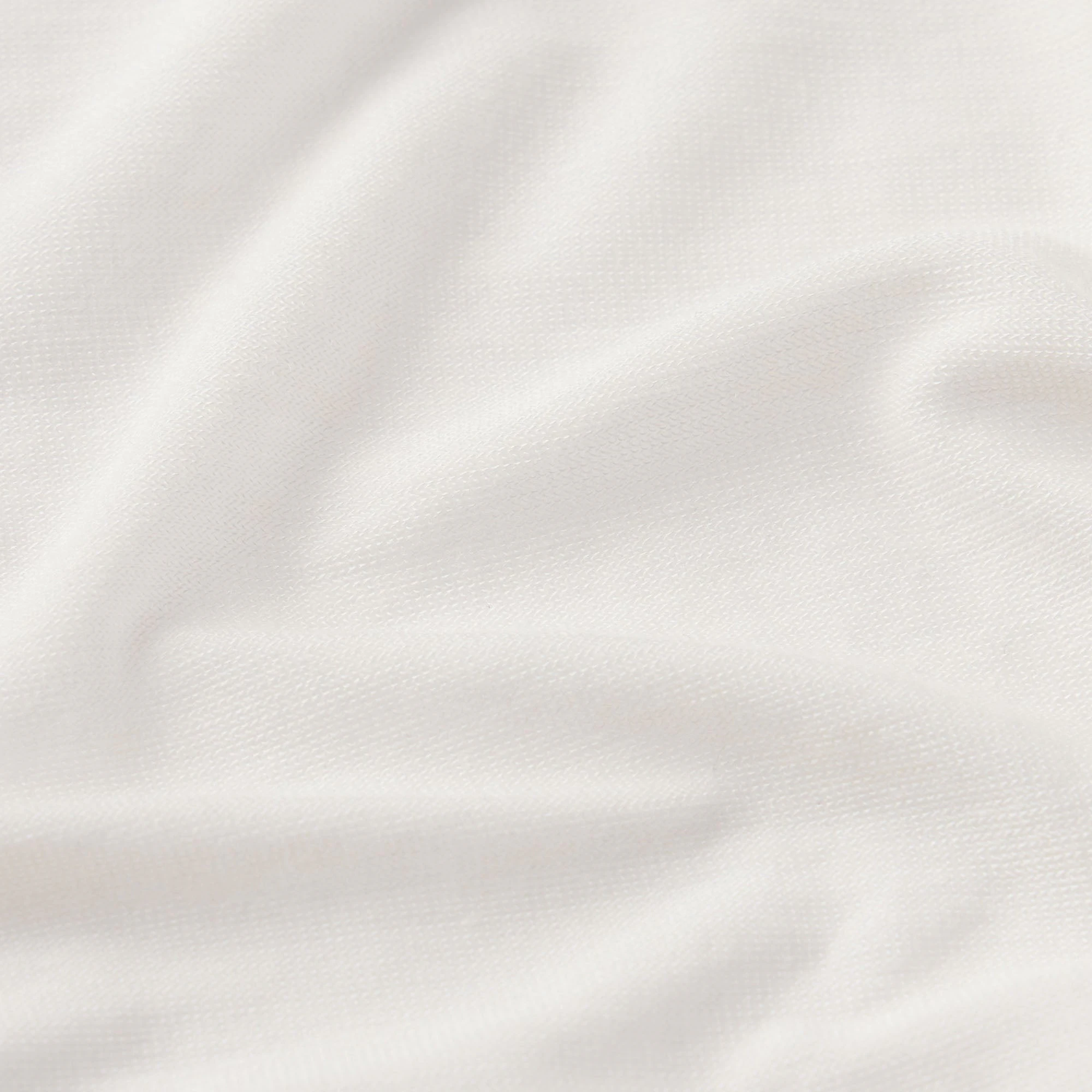 SHEER MODAL OFF THE SHOULDER LONG SLEEVE TOP | ECRU ADDITIONAL FABRIC DETAILS